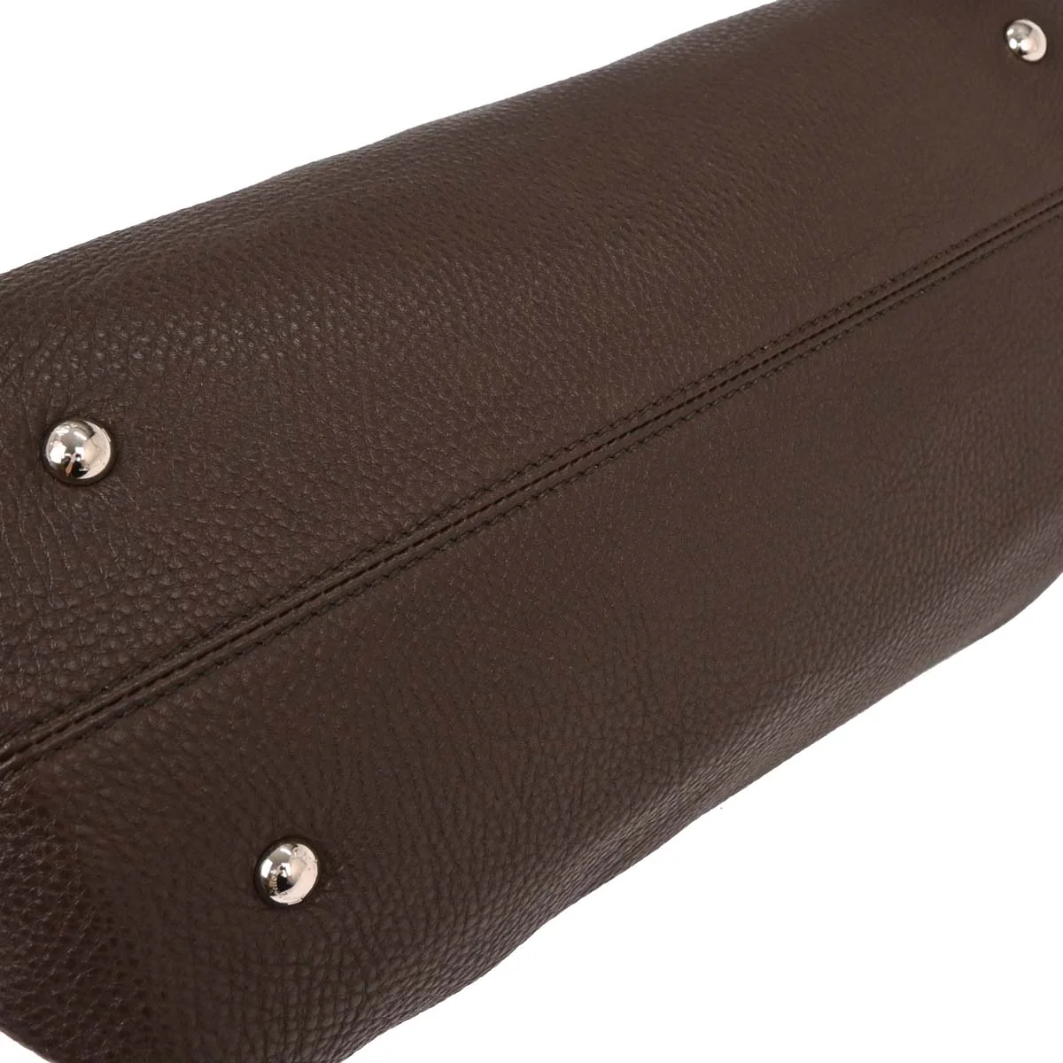 Salvatore Ferragamo Brown Gancini 2way Shoulder Handbag - Image 4