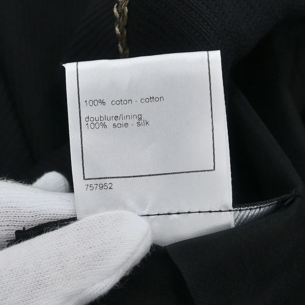 Chanel Napoleon Single Breasted Jacket Black #34 - Image 10