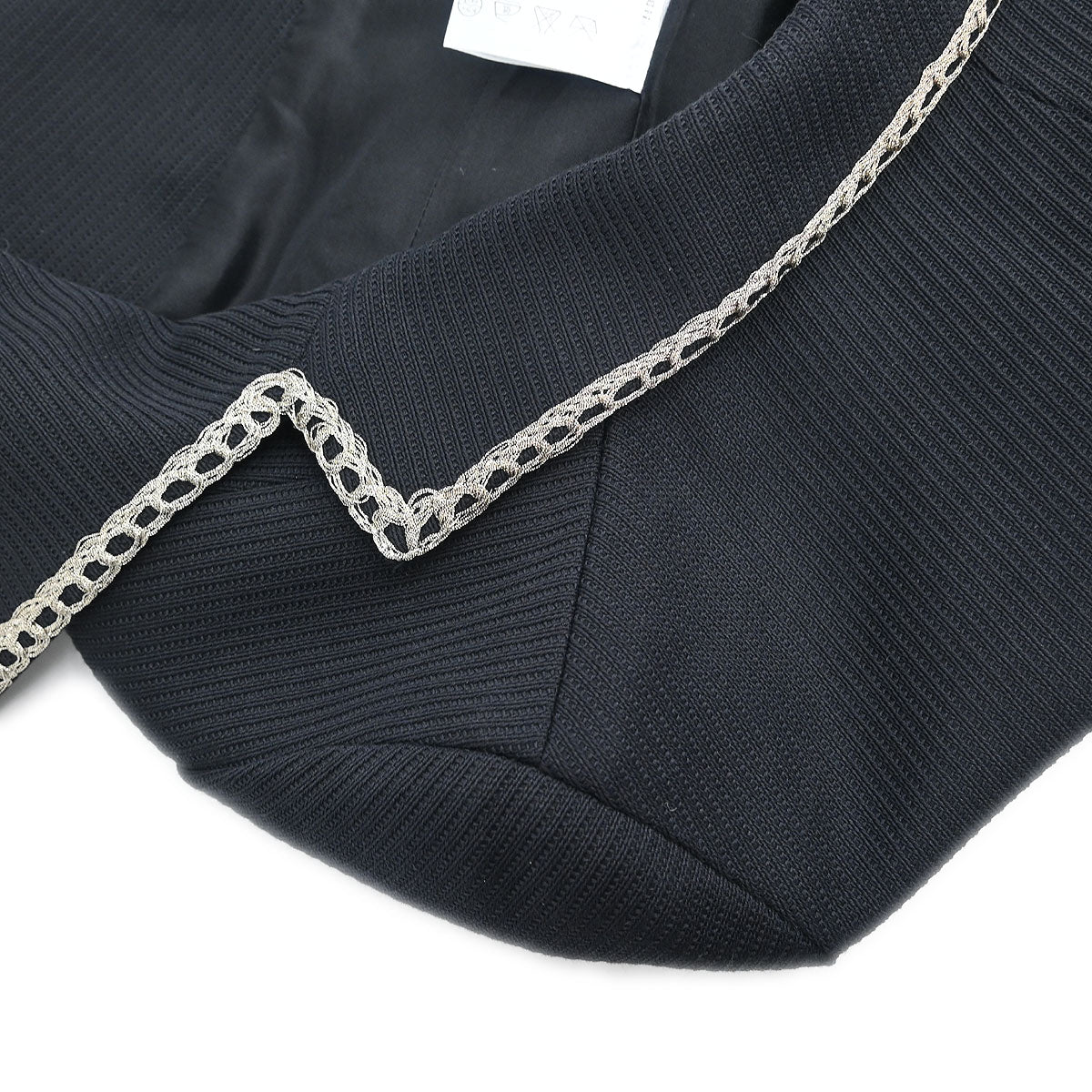 Chanel Napoleon Single Breasted Jacket Black #34 - Image 7