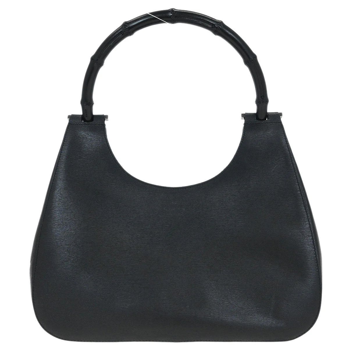 Gucci Black Bamboo Handbag