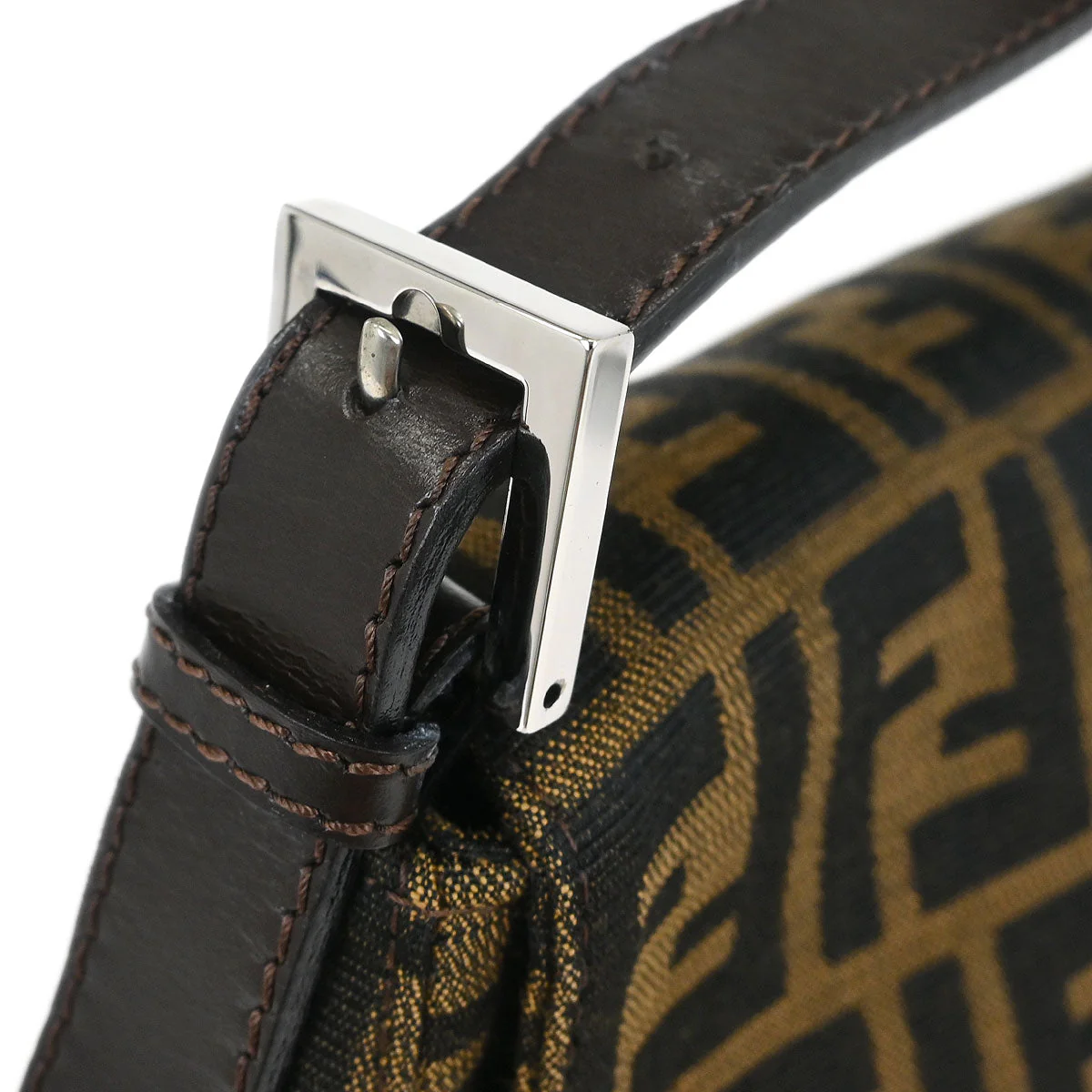 Fendi 2000 Zucca Mamma Baguette Handbag - Image 4
