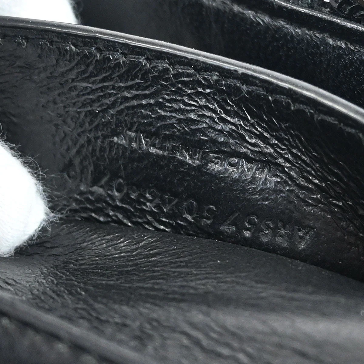 Saint Laurent Black Sequins Sulpice Shoulder Bag - Image 10