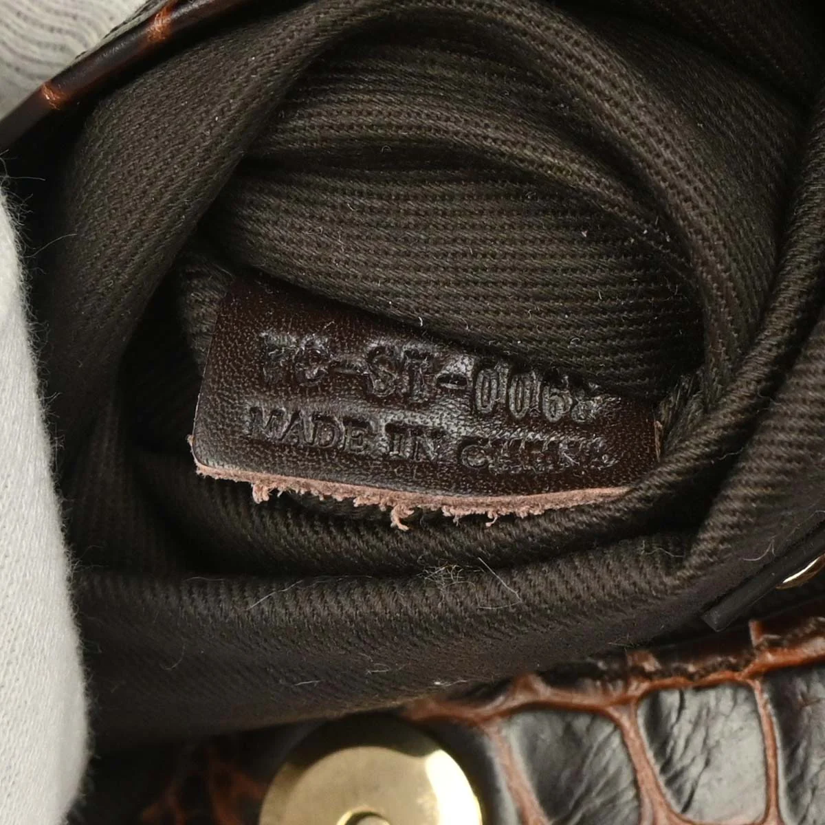 Celine * Brown Canvas Macadam Handbag - Image 10