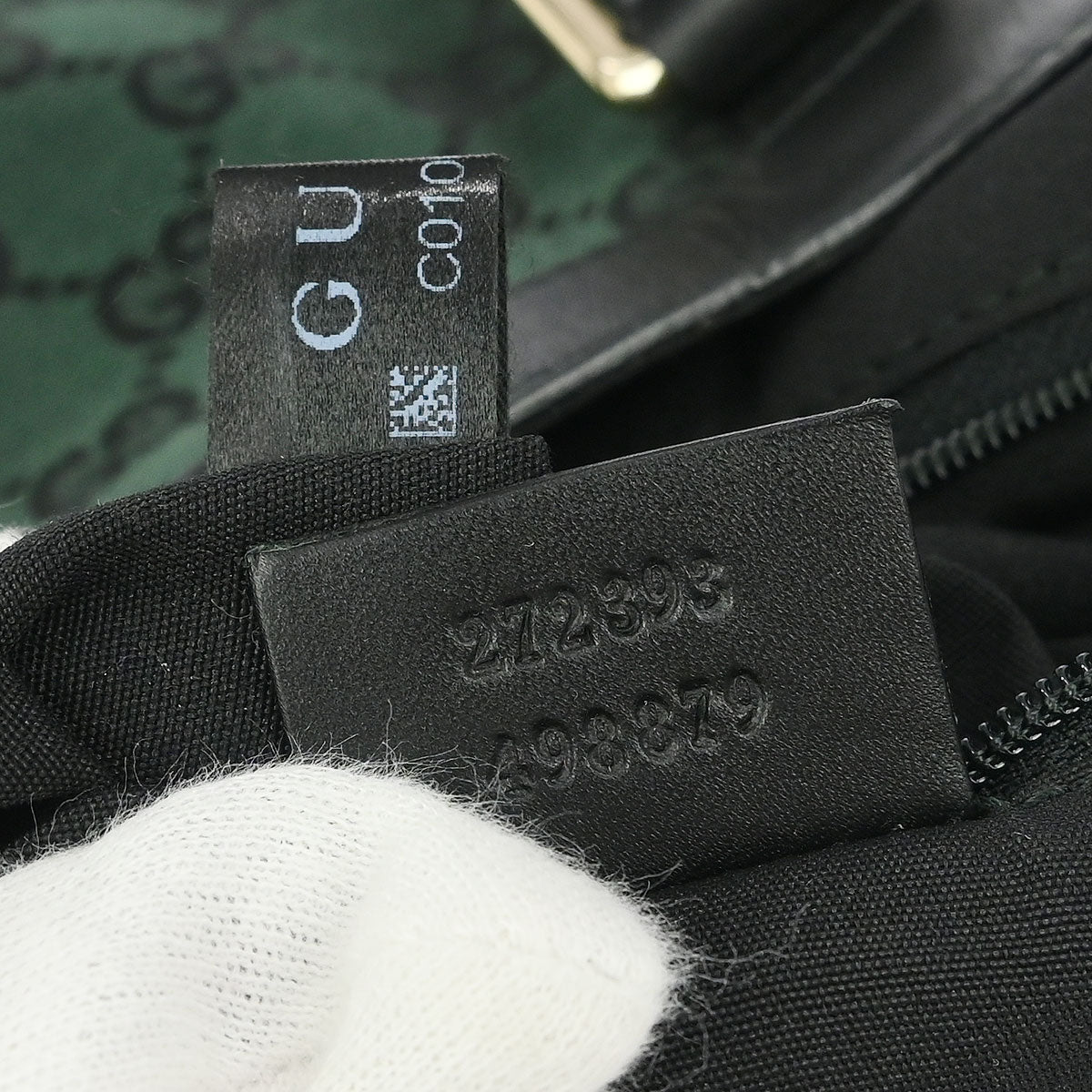 Gucci Green Canvas GG Hobo 2way Shoulder Handbag - Image 10