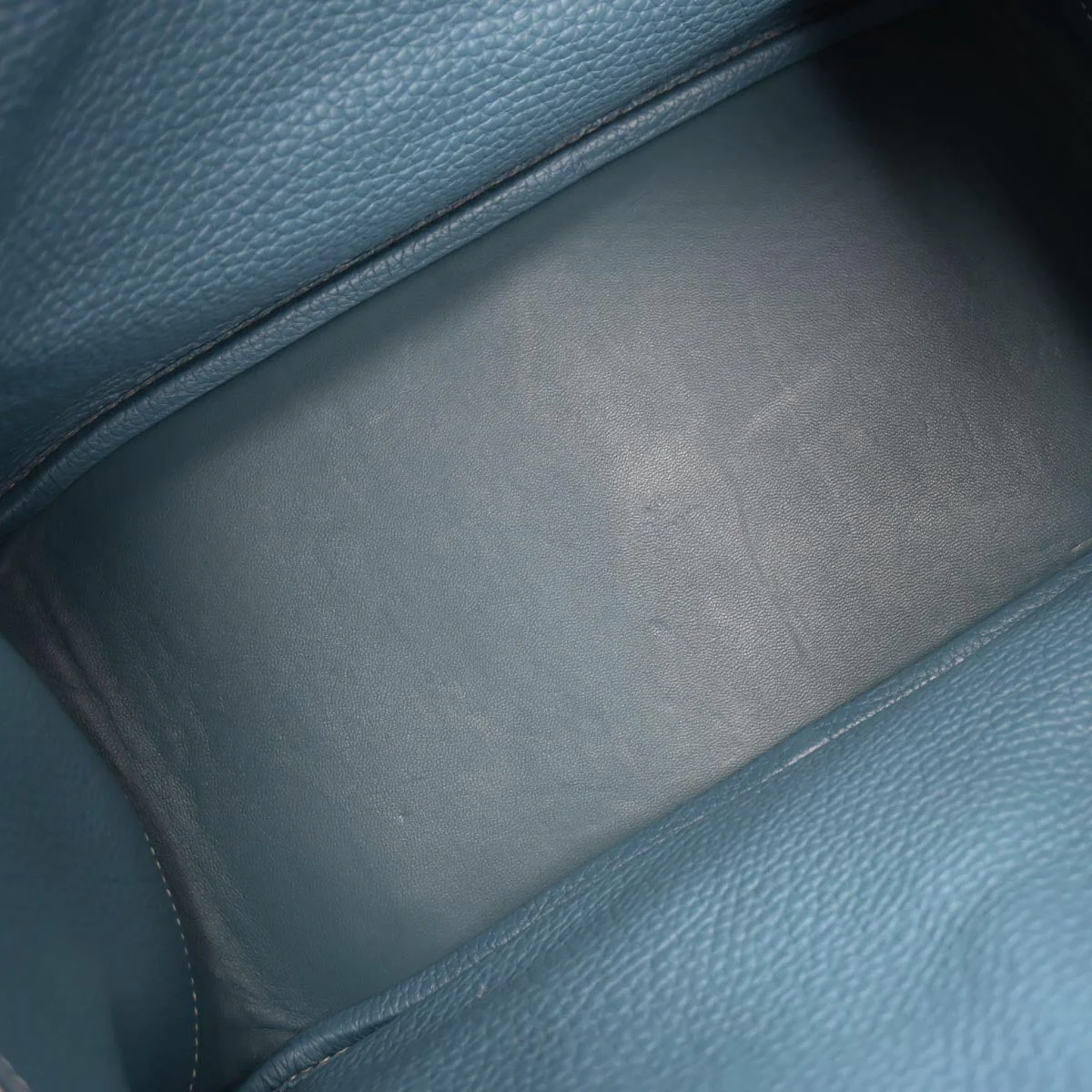 Hermes Blue Jean Taurillon Clemence Lindy 30 Shoulder Bag - Image 8
