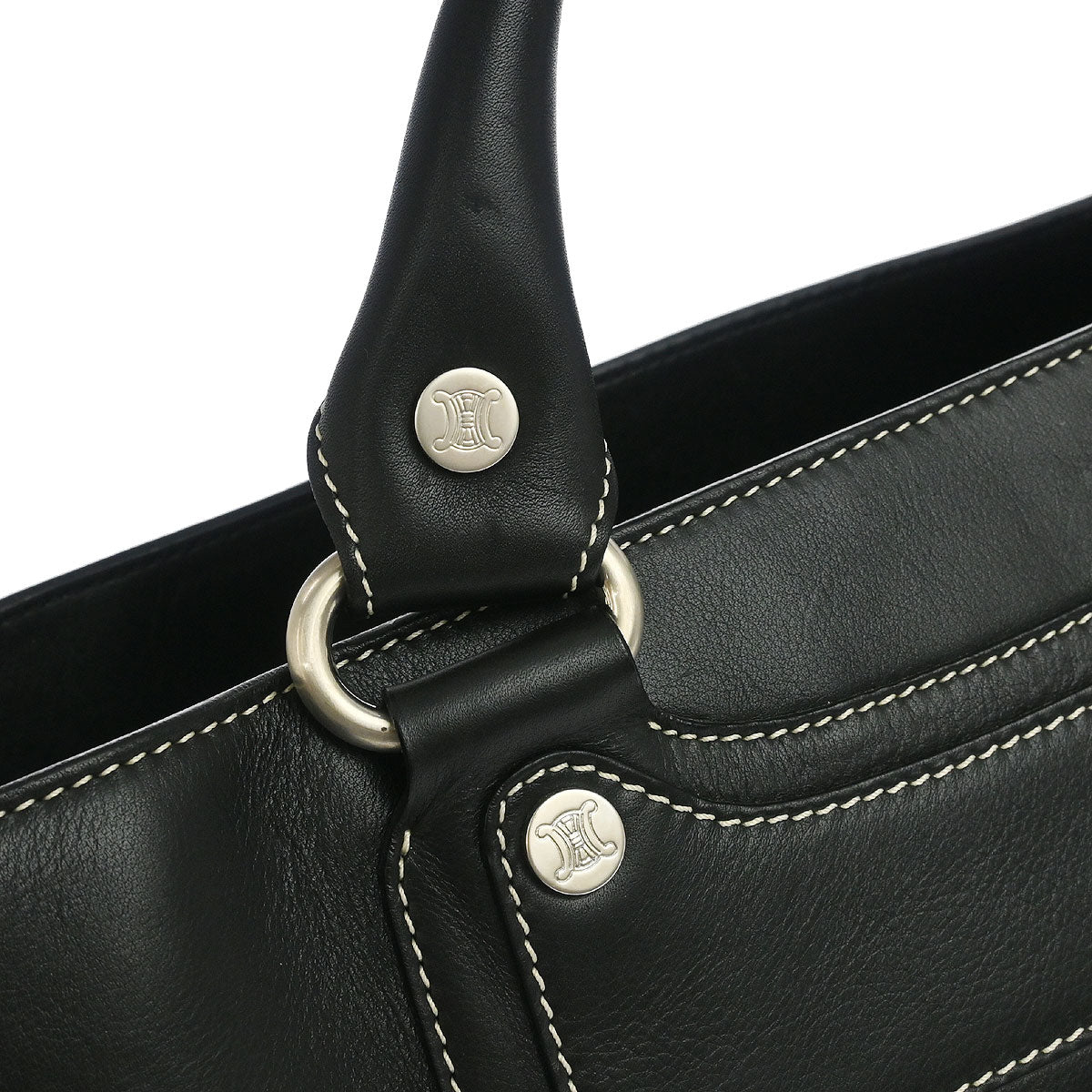 Celine Black Leather Boogie Bag Handbag - Image 6