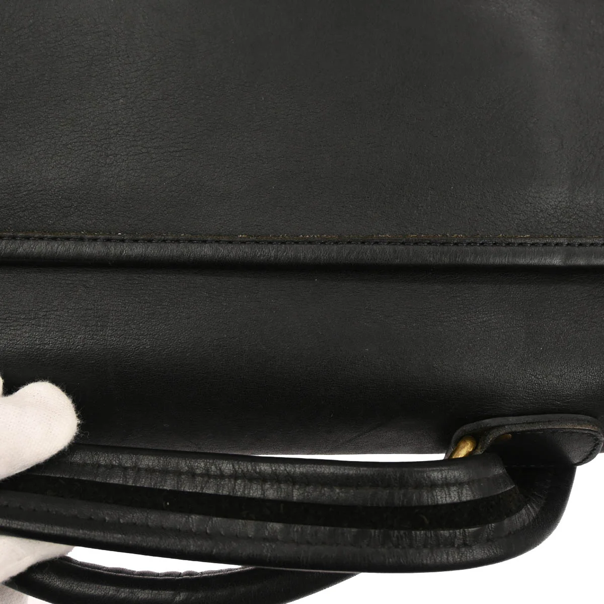 Coach Black Leather Briefcase 2way Shoulder Handbag - Image 3
