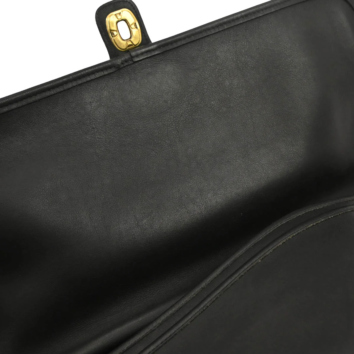 Coach Black Leather Briefcase 2way Shoulder Handbag - Image 8