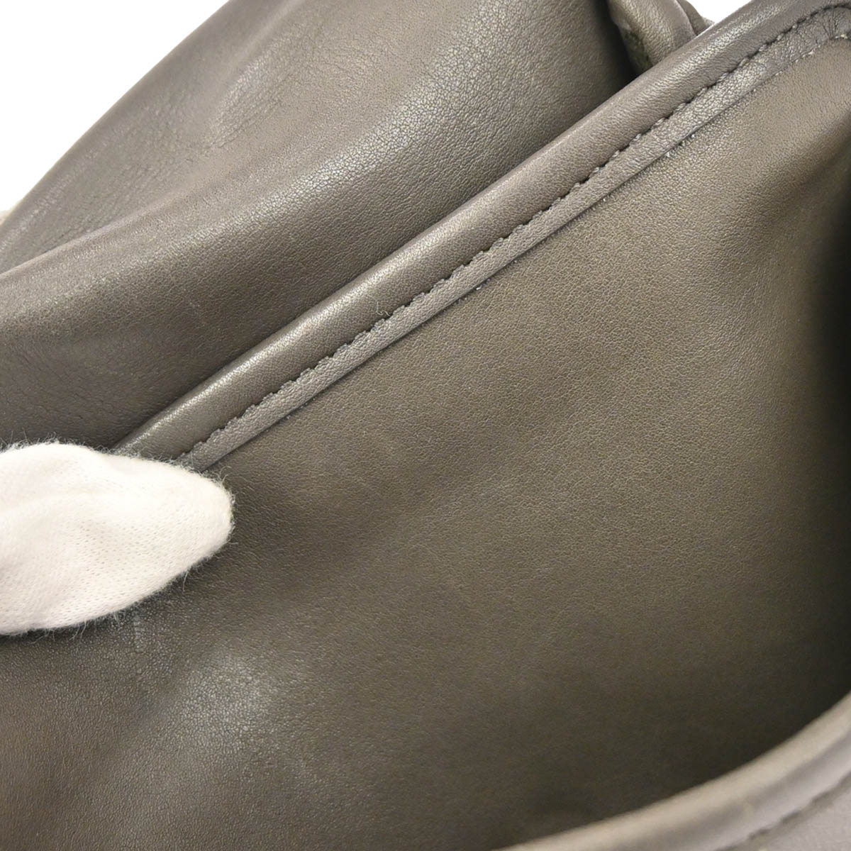 Coach Gray Leather Handbag - Image 10