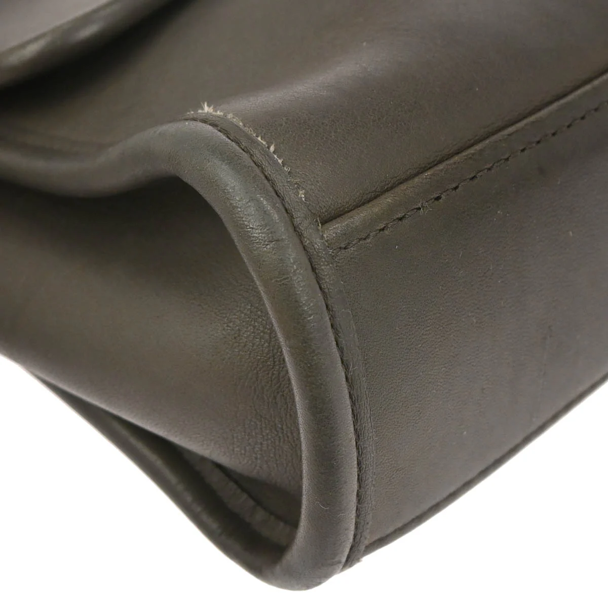 Coach Gray Leather Handbag - Image 3