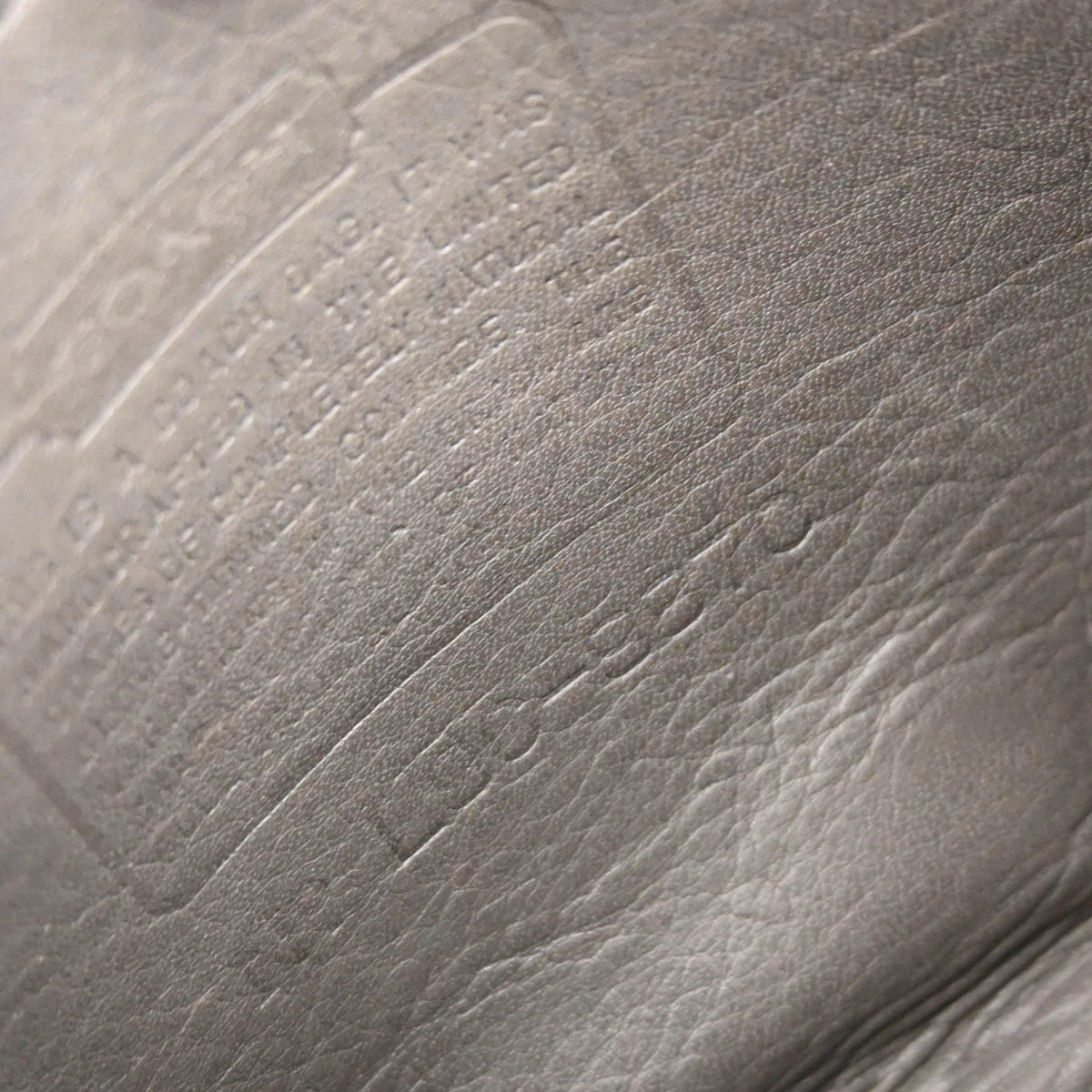 Coach Gray Leather Handbag - Image 9