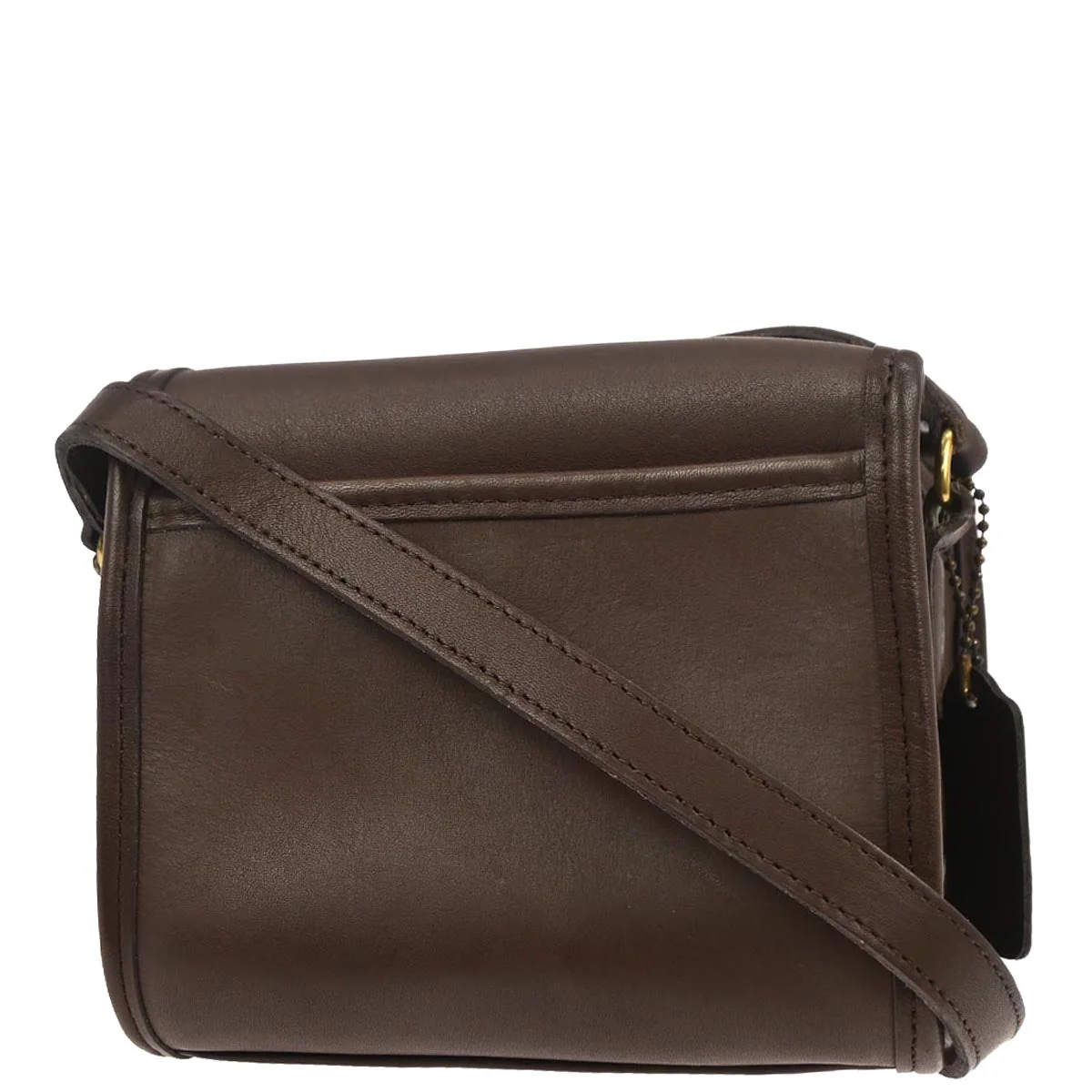 Coach Brown Leather Shoulder Bag - Image 2