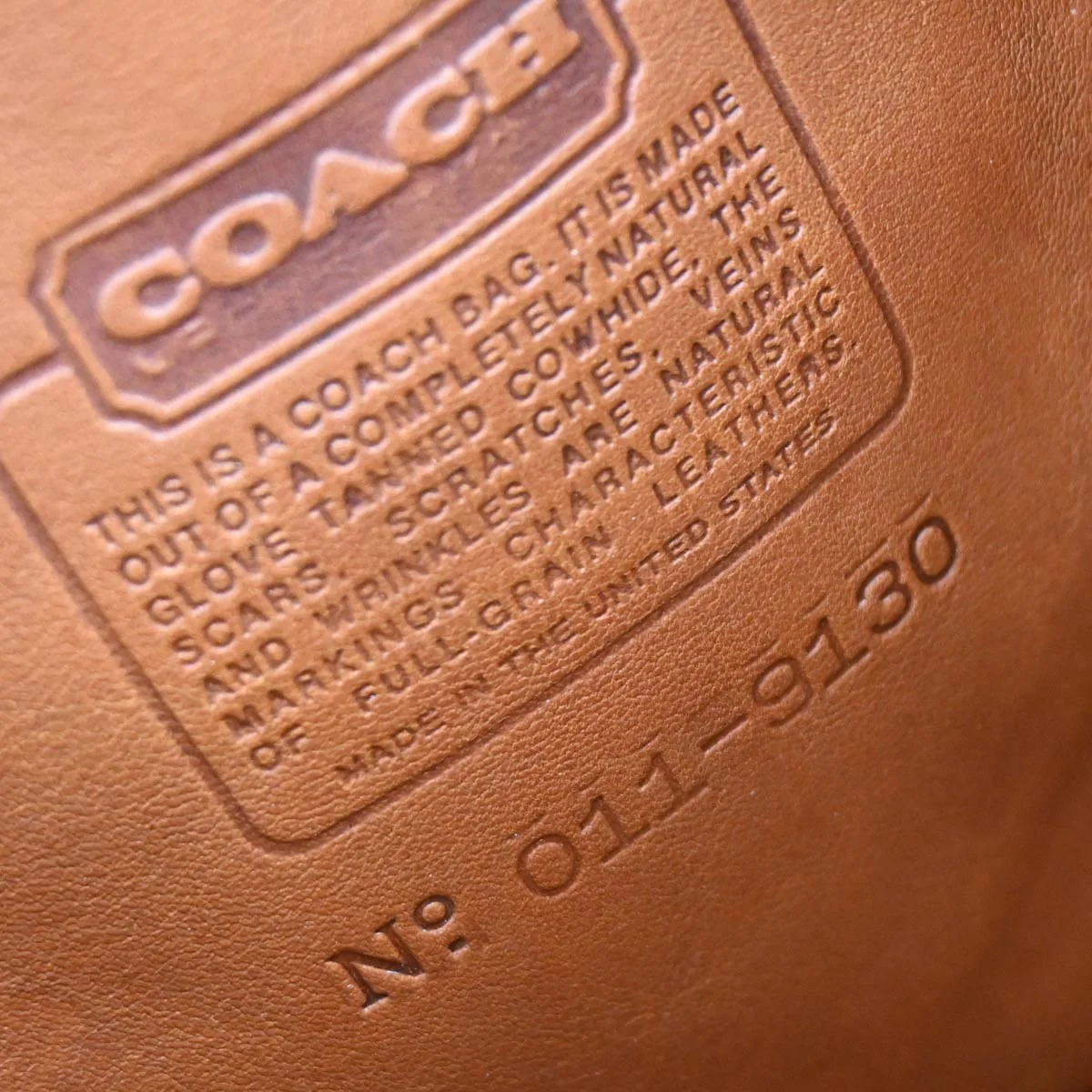 Coach Brown Leather Shoulder Bag - Image 10