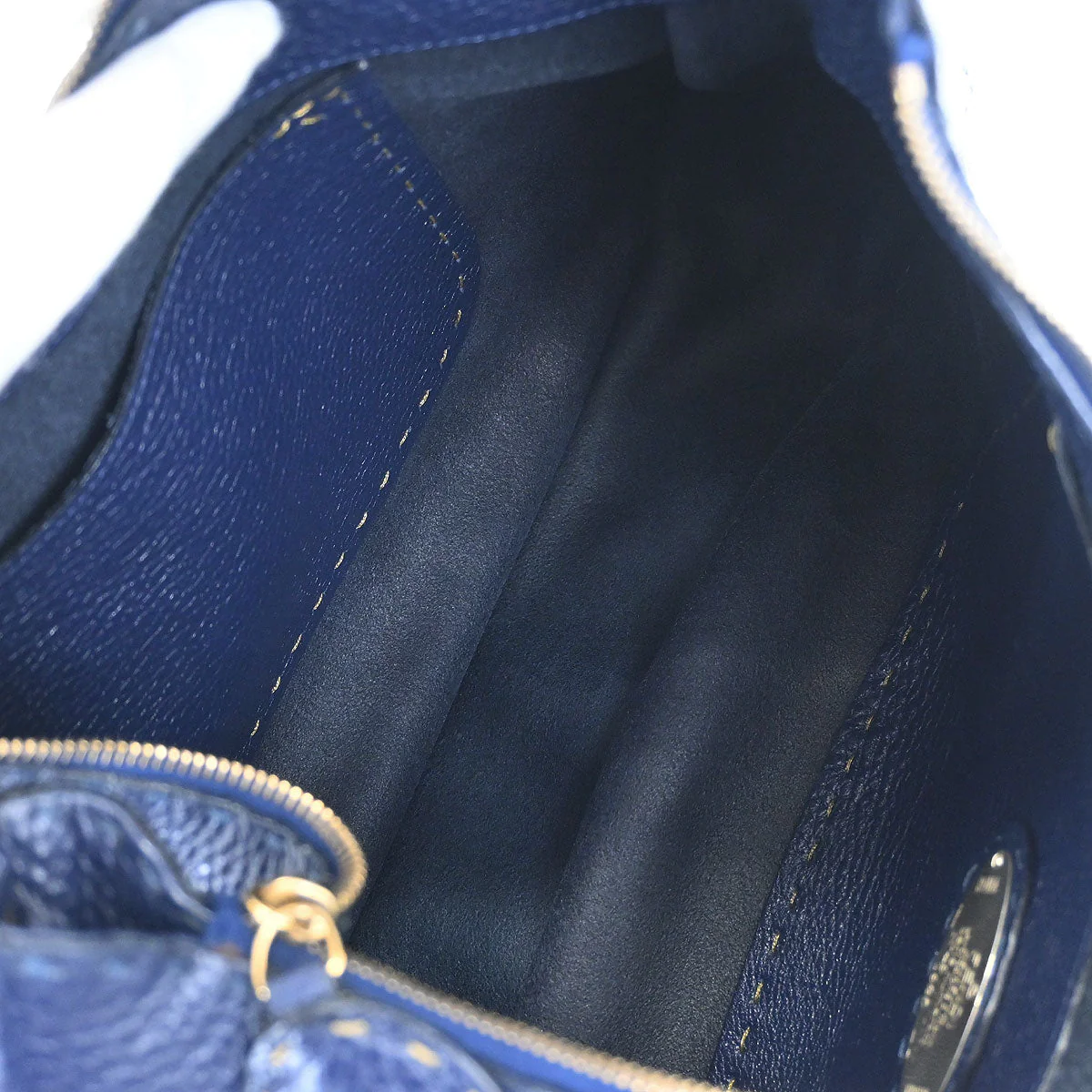 Fendi Navy Hobo Handbag - Image 7