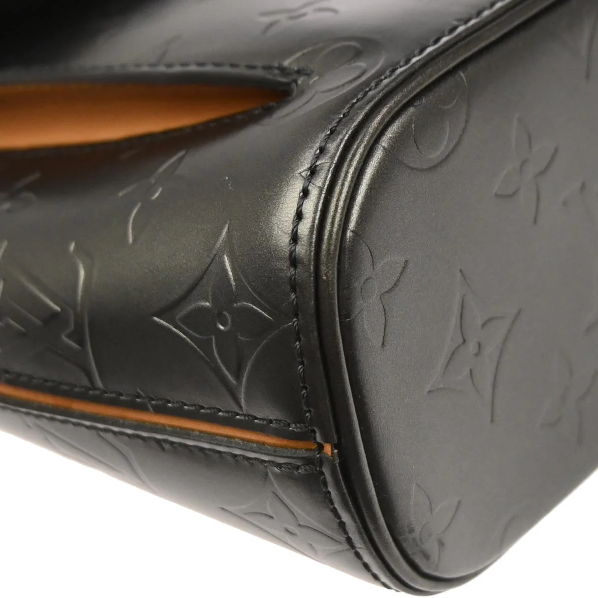 Louis Vuitton 2002 Black Monogram Mat Alston Shoulder Bag M55122 - Image 3