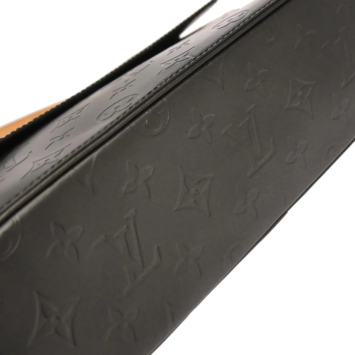 Louis Vuitton 2002 Black Monogram Mat Alston Shoulder Bag M55122 - Image 4