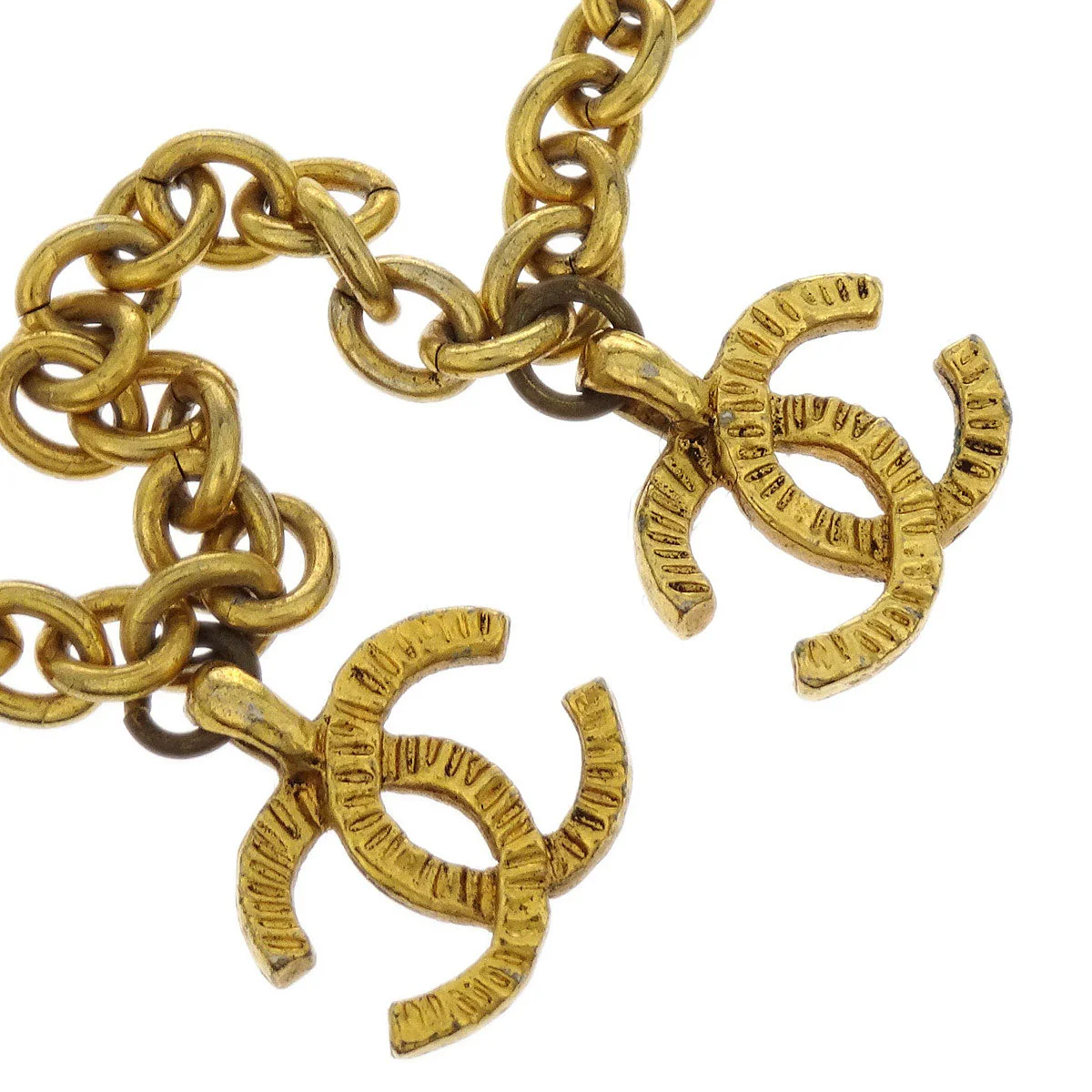 Chanel CC Charm Gold Chain Necklace - Image 2