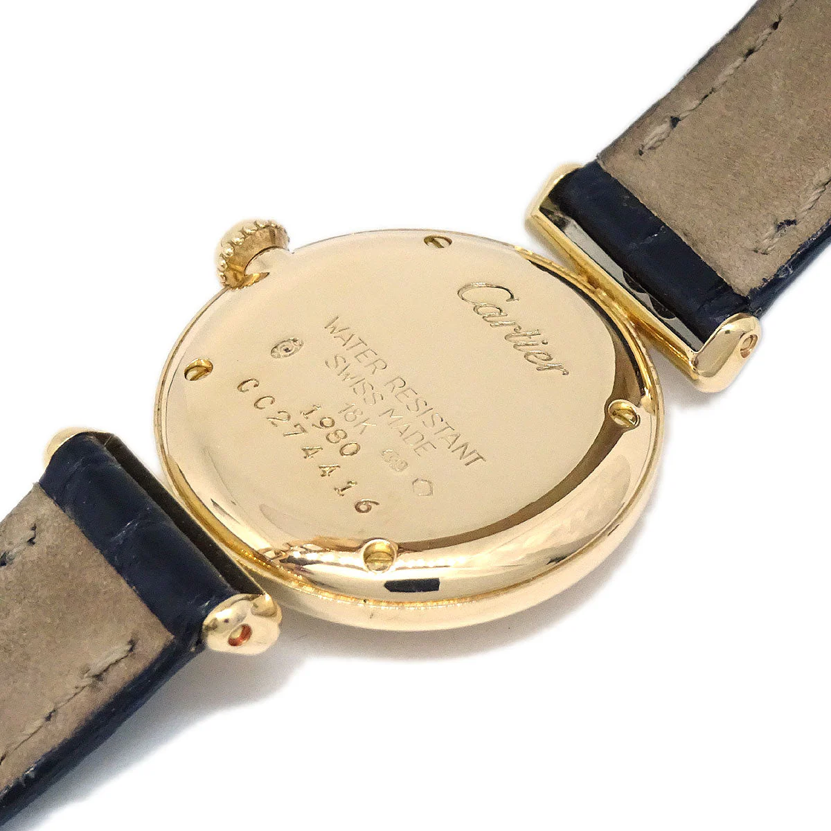 Cartier * Must Colisee Ref.1980 Quartz Watch 18KYG - Image 9