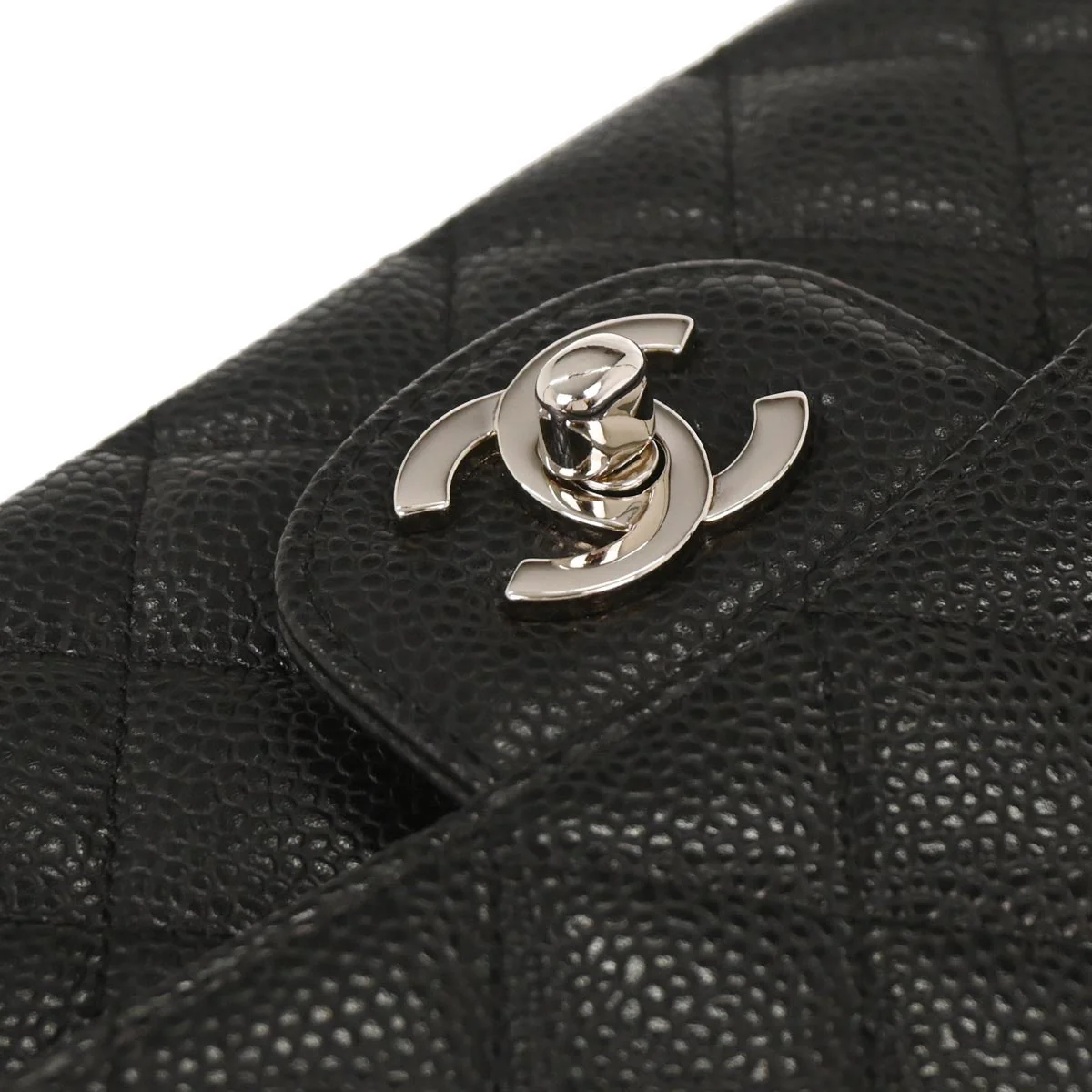 Chanel Mobile Art Tokyo 2008 Special Edition Black Caviar Skin Medium Classic Double Flap Bag - Image 3