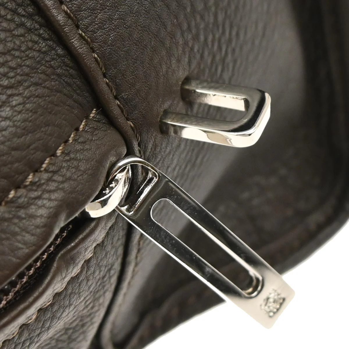 Loewe Brown Leather Amazona 36 Handbag - Image 5