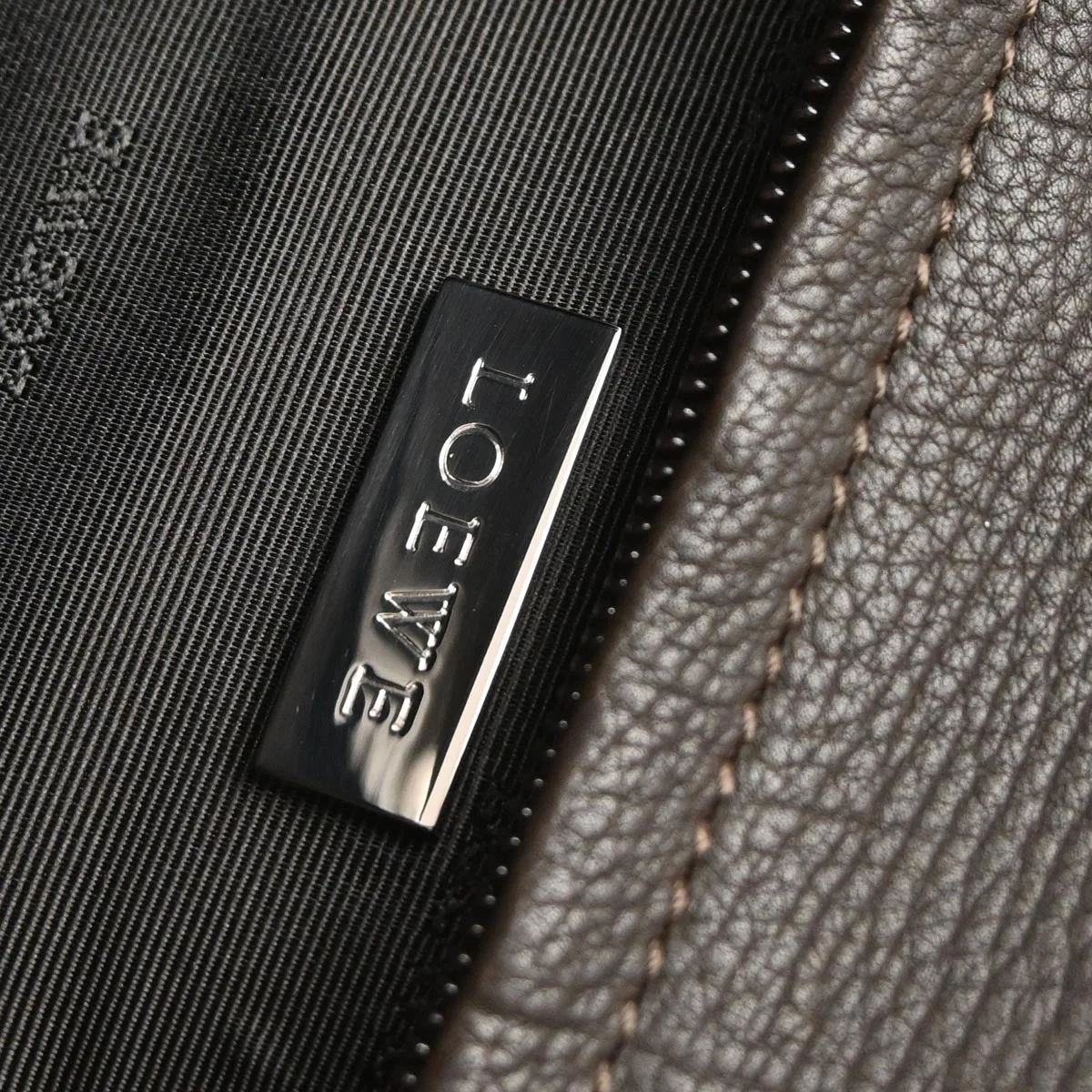Loewe Brown Leather Amazona 36 Handbag - Image 9