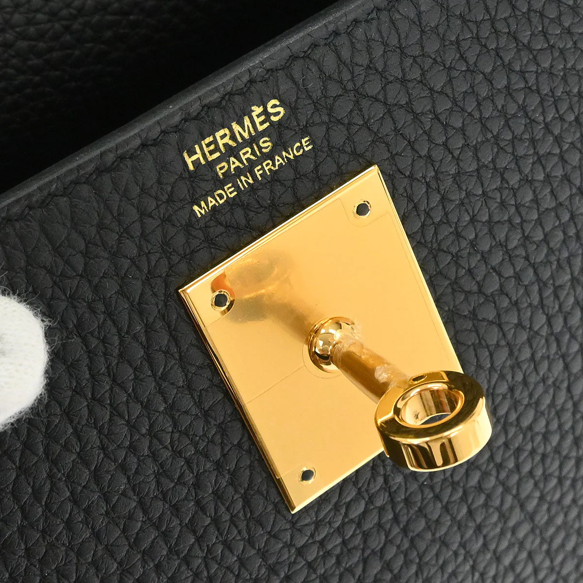 Hermes Black Togo Kelly 28 Retourne 2way Shoulder Handbag - Image 8