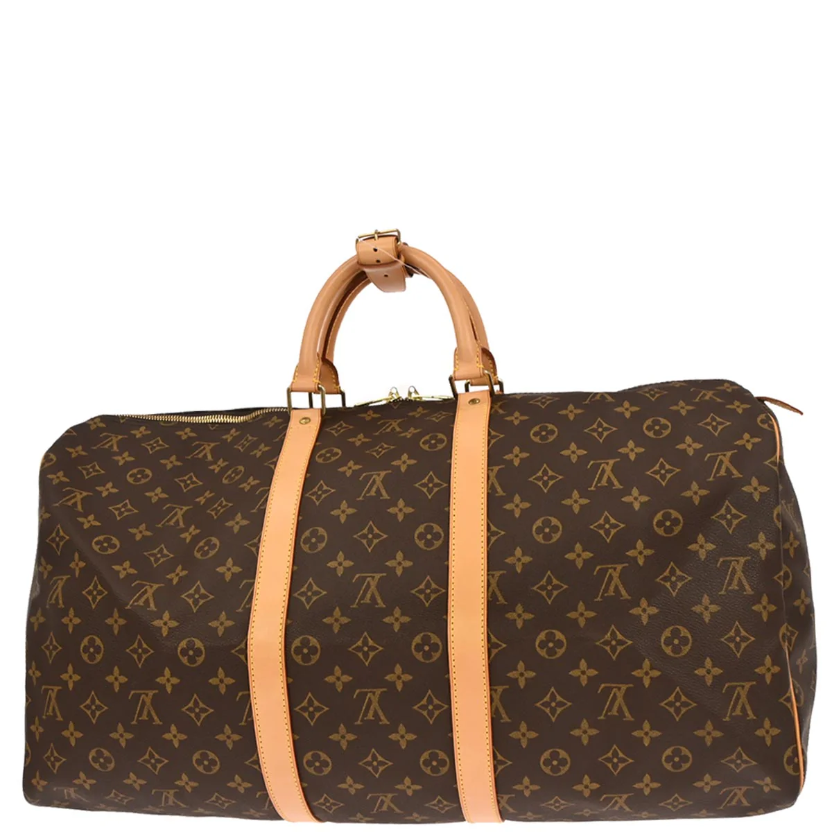 Louis Vuitton 2003 Monogram Keepall 55 Travel Handbag M41424 - Image 2