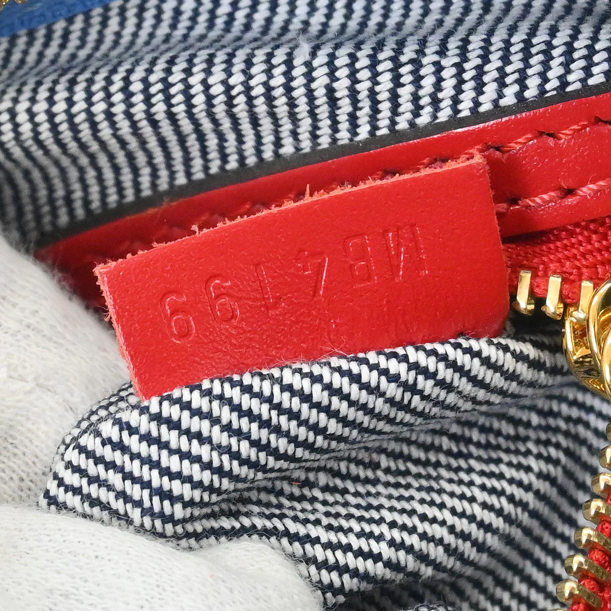 Louis Vuitton Denim Square Patchwork Speedy Bandouliere 30 2way Shoulder Handbag M45041 - Image 10