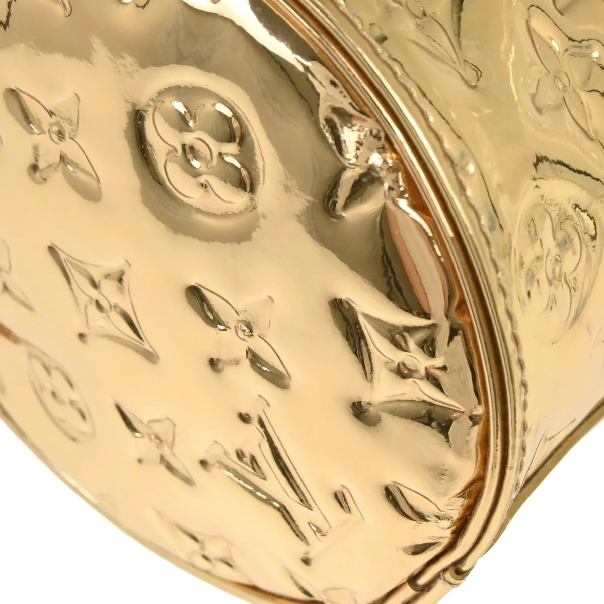 Louis Vuitton Gold Monogram Miroir Papillon Handbag M95270 - Image 6