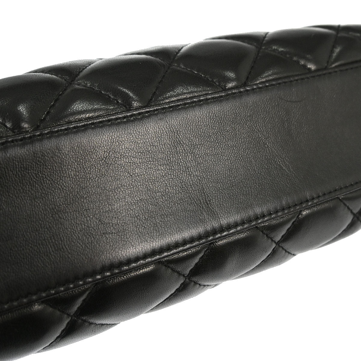 Chanel 1996-1997 Black Lambskin Handbag - Image 3