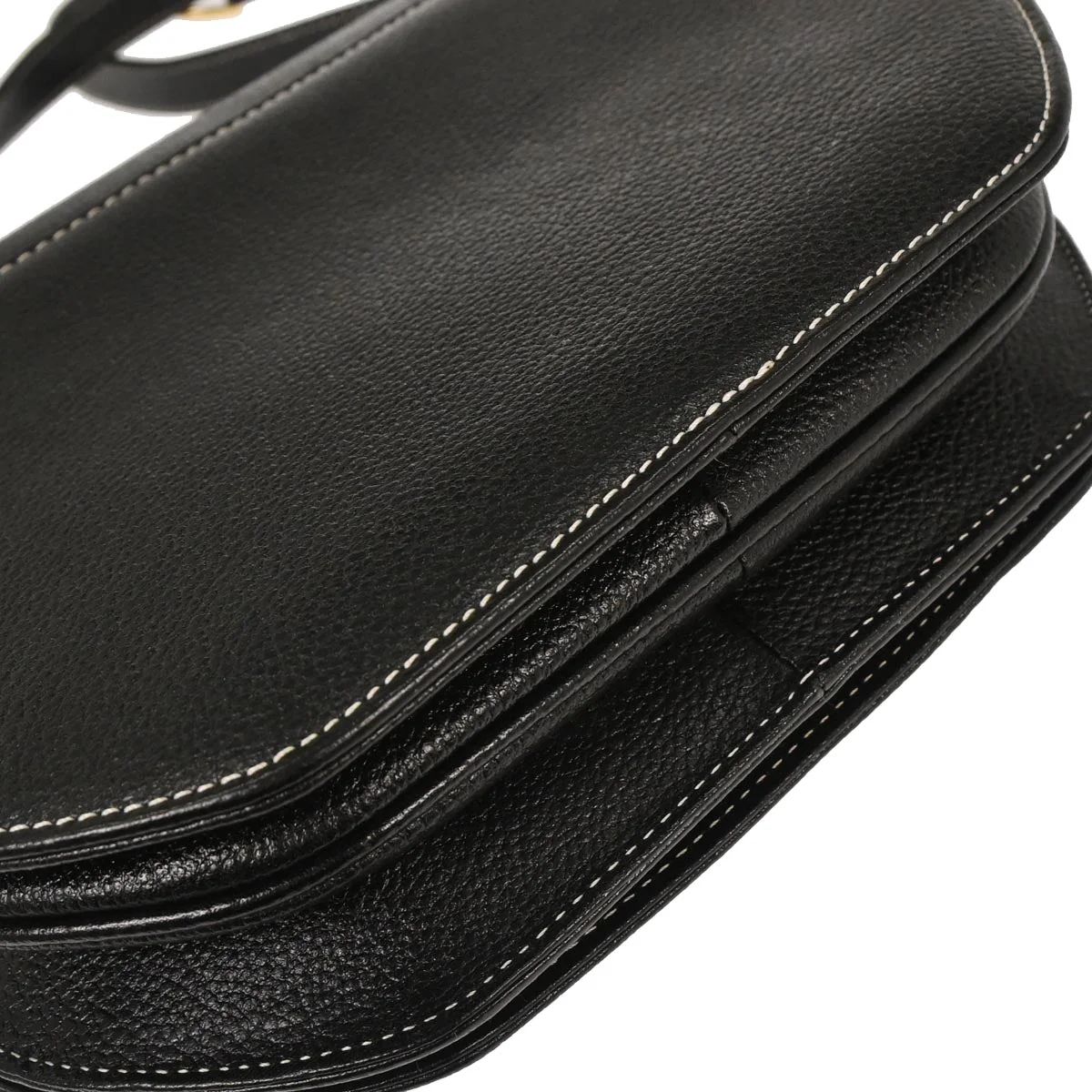 Yves Saint Laurent Black Leather Shoulder Bag - Image 3