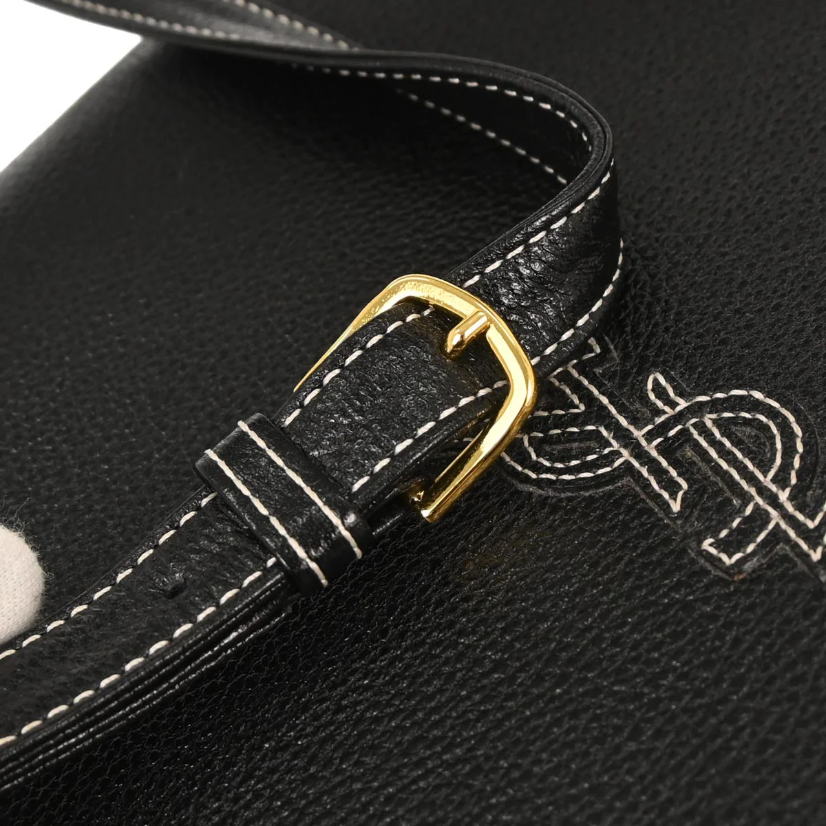 Yves Saint Laurent Black Leather Shoulder Bag - Image 6