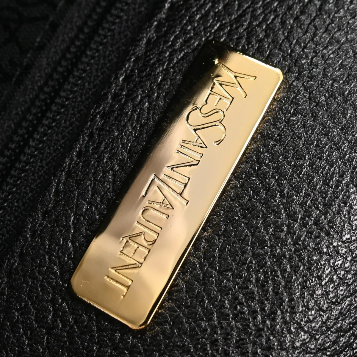 Yves Saint Laurent Black Leather Shoulder Bag - Image 9