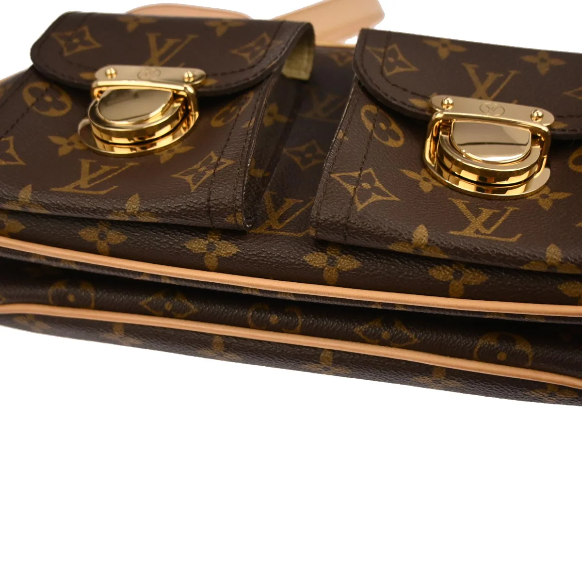 Louis Vuitton 2007 Monogram Hudson GM Shoulder Bag M40045 - Image 6