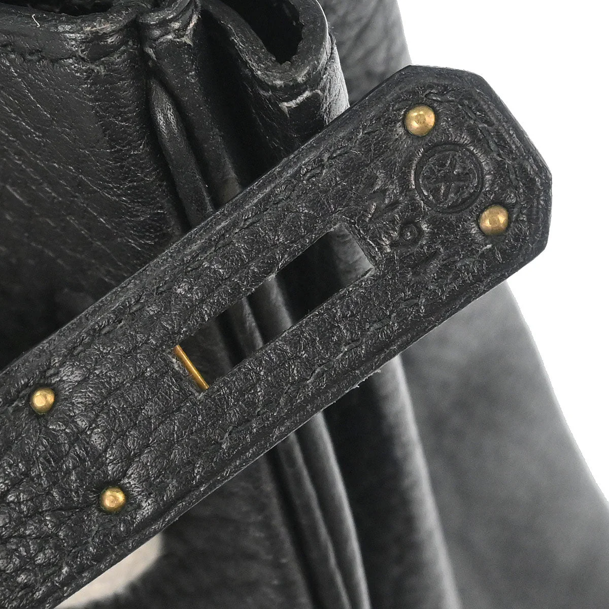 Hermes Black Fjord Haut a Courroies 32 Handbag - Image 8