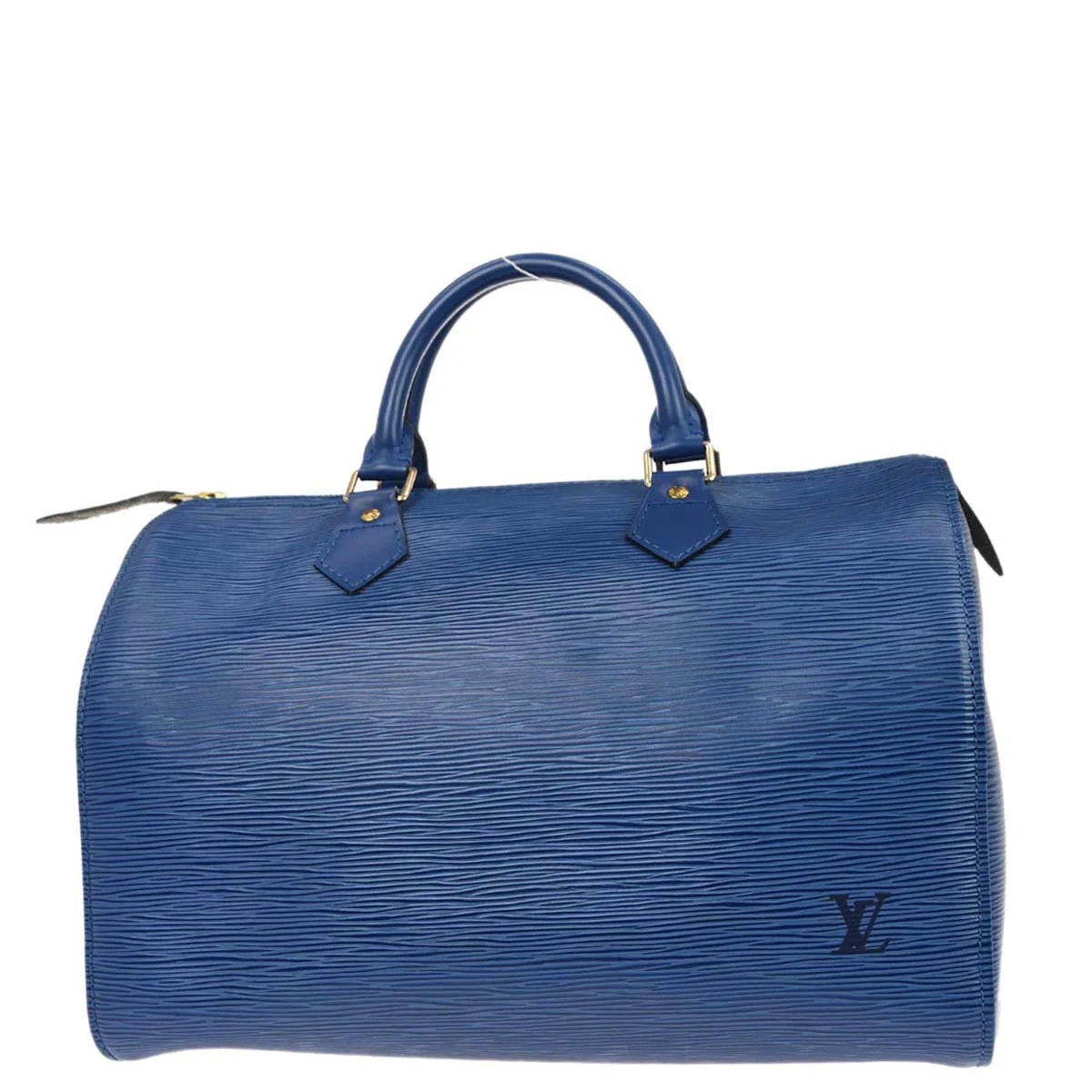 Louis Vuitton 1995 Blue Epi Speedy 30 Handbag M43005 - Image 2