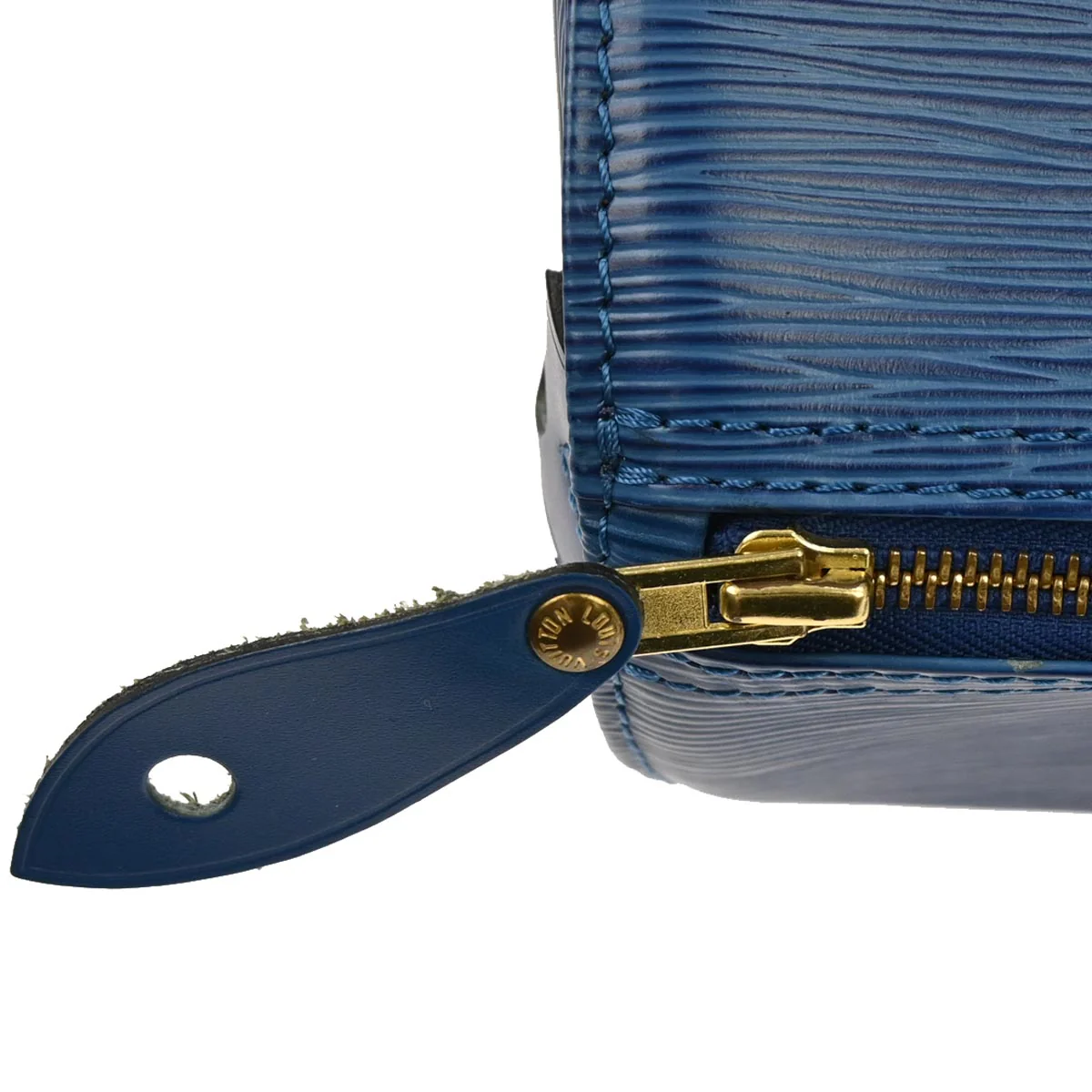 Louis Vuitton 1995 Blue Epi Speedy 30 Handbag M43005 - Image 3