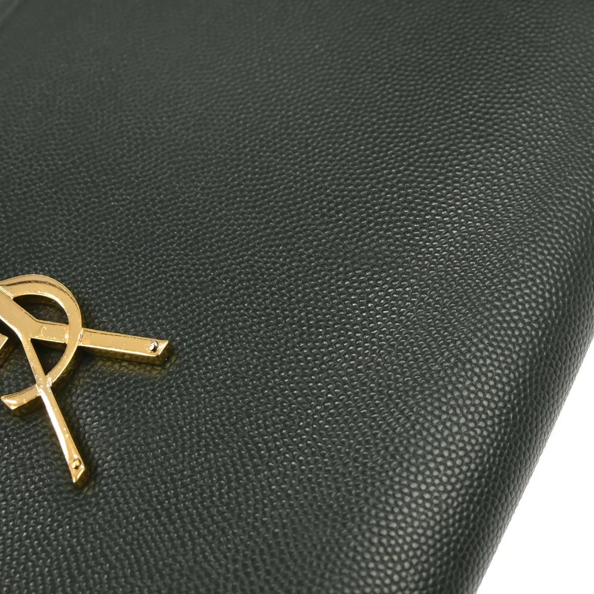Saint Laurent Dark Green Leather Kate Shoulder Bag - Image 5