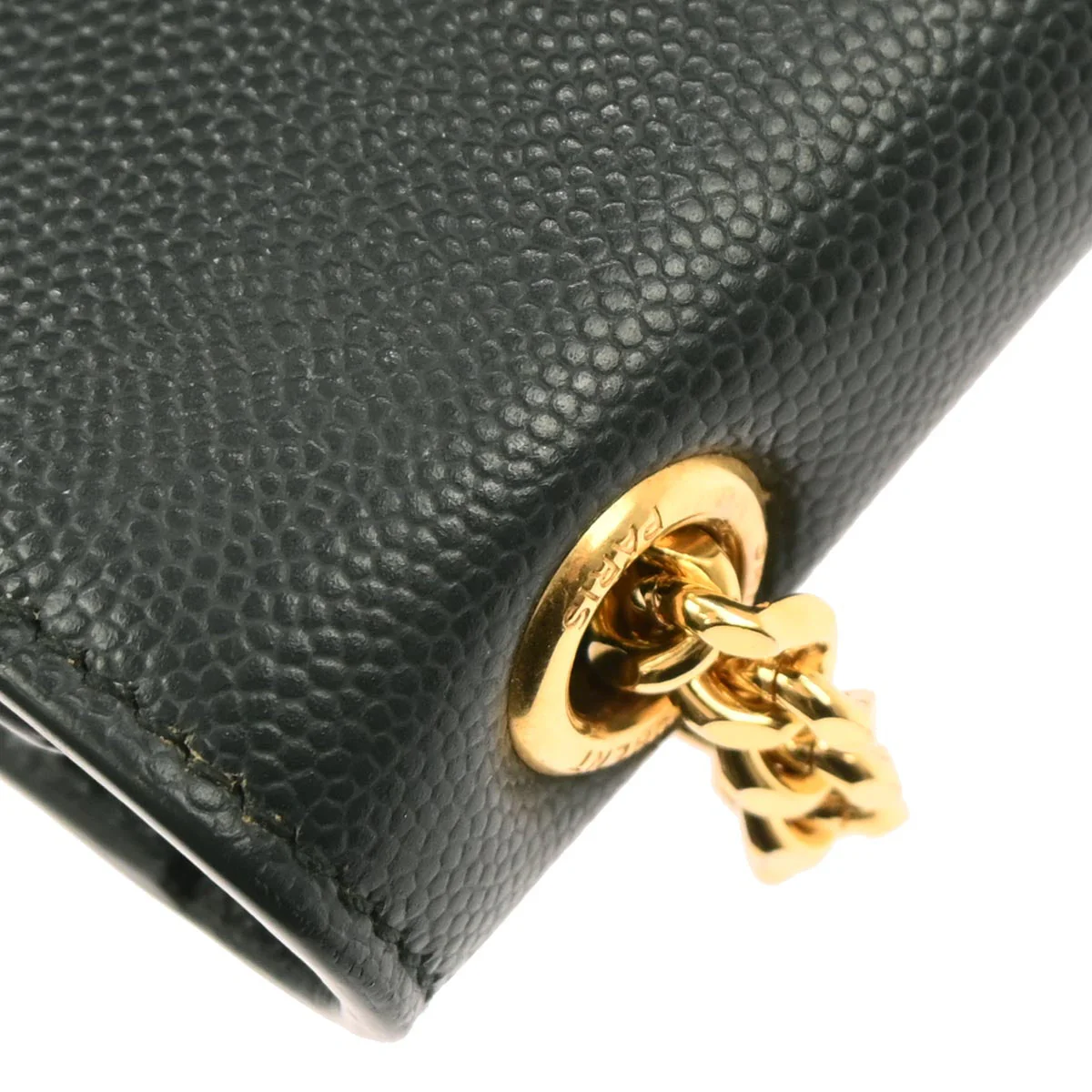Saint Laurent Dark Green Leather Kate Shoulder Bag - Image 6