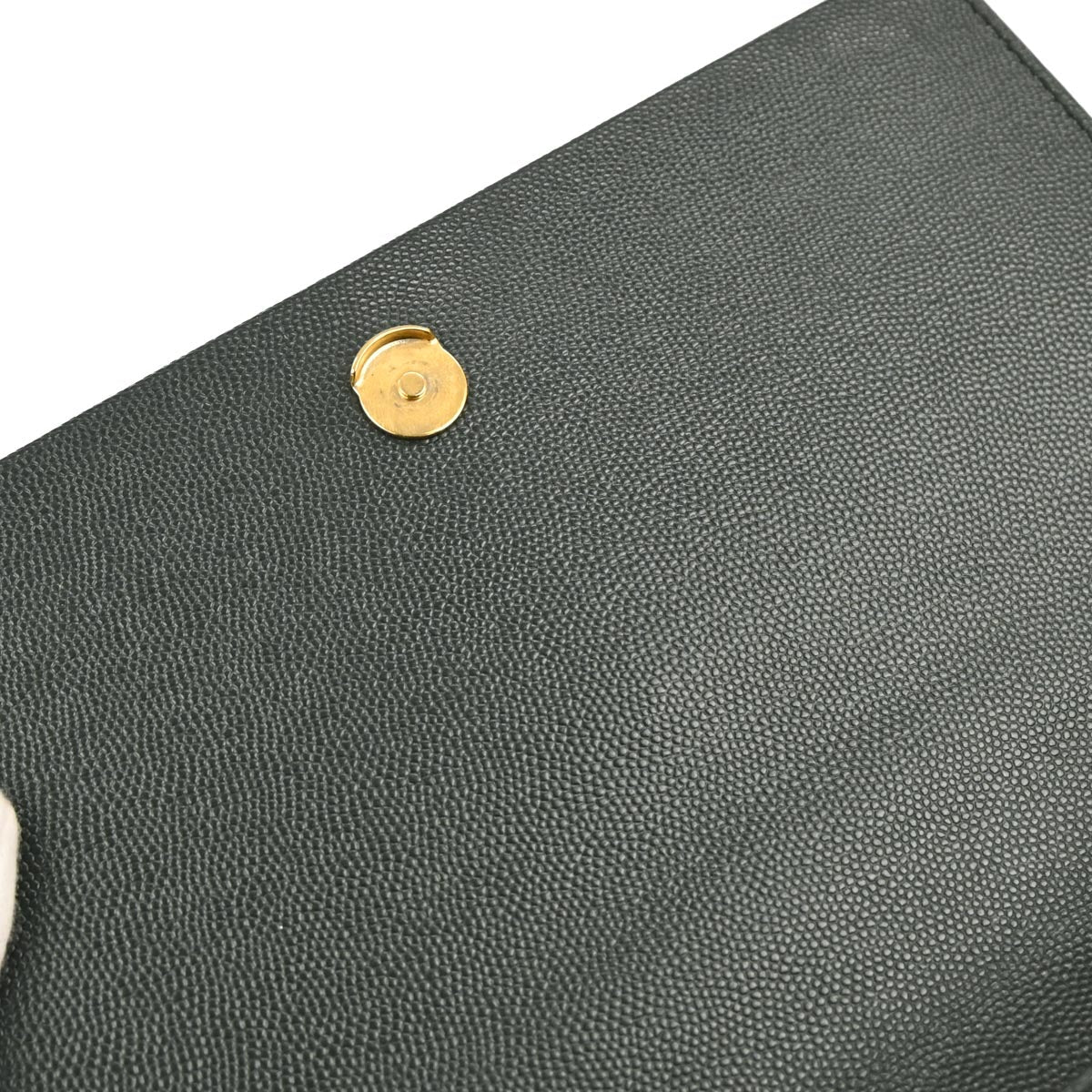 Saint Laurent Dark Green Leather Kate Shoulder Bag - Image 7