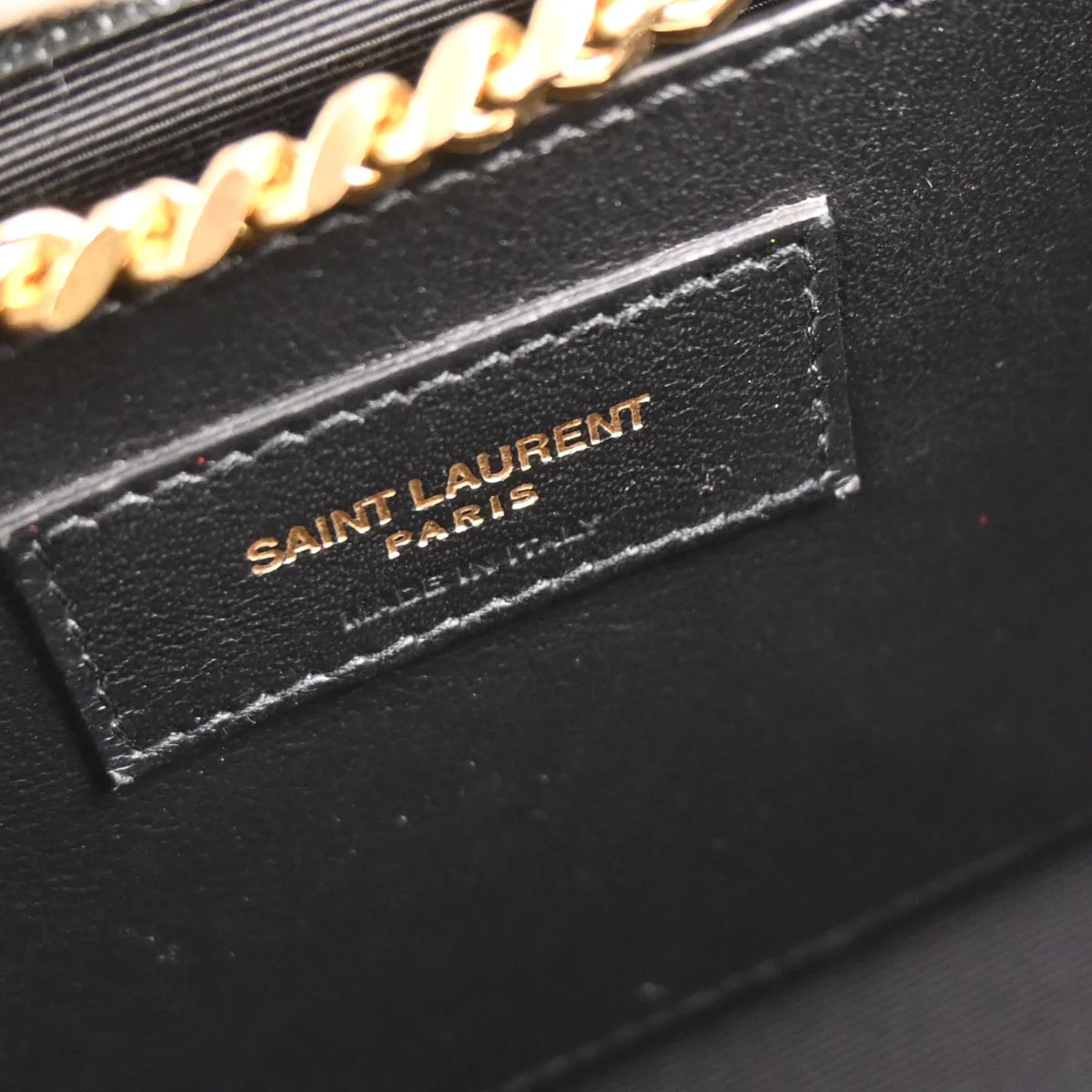 Saint Laurent Dark Green Leather Kate Shoulder Bag - Image 9