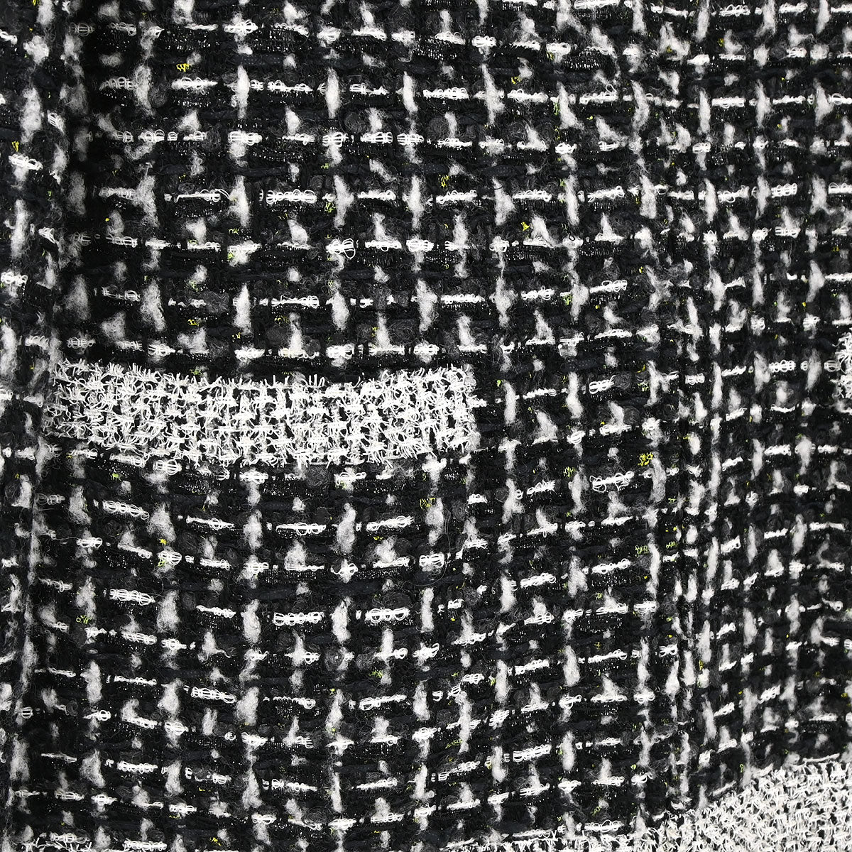 Chanel 2017-2018 Collarless Zip Up Tweed Jacket Black #44 - Image 4