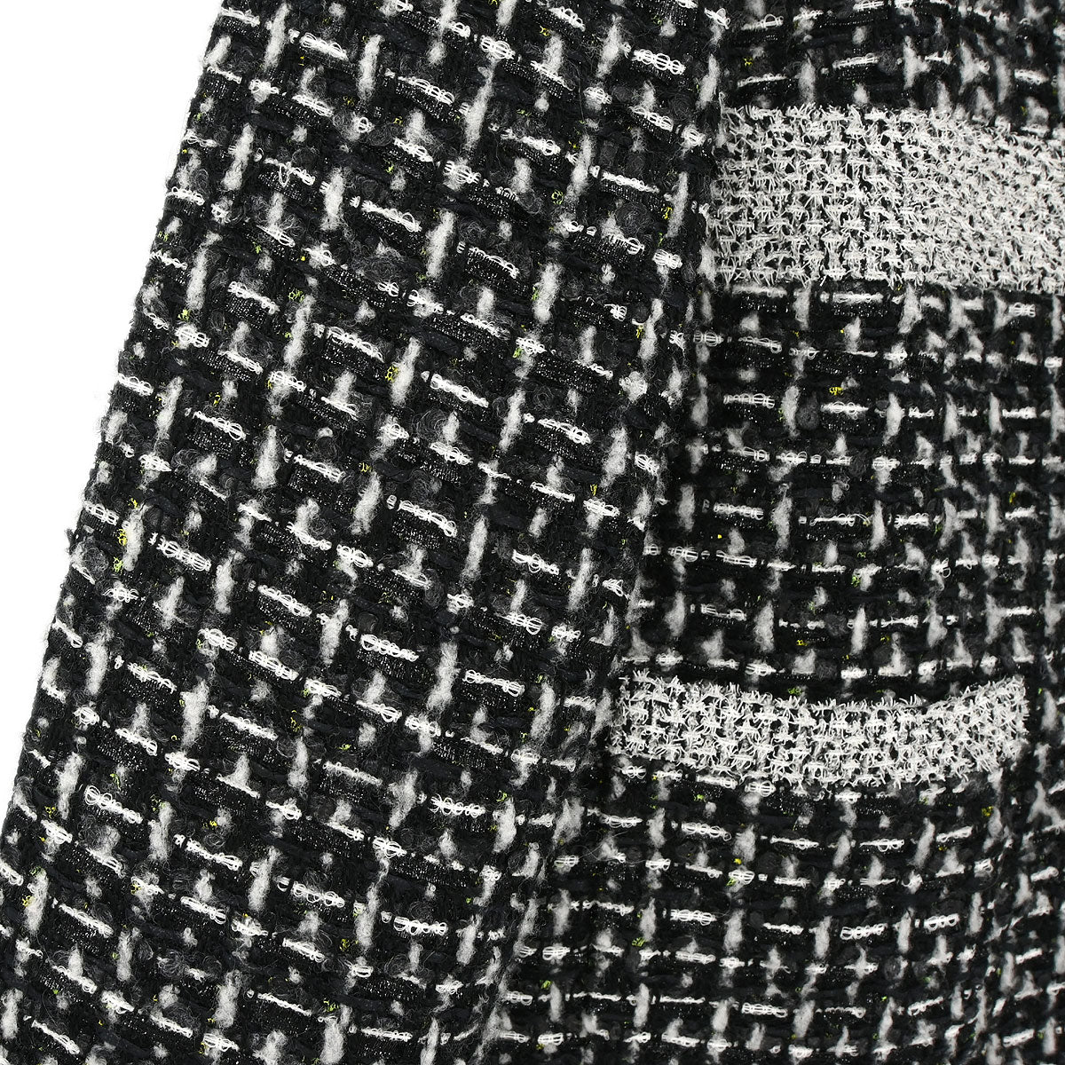 Chanel 2017-2018 Collarless Zip Up Tweed Jacket Black #44 - Image 5