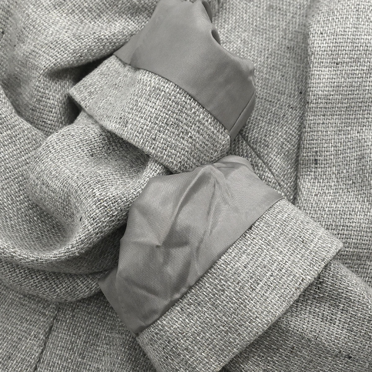 Celine Setup Suit Jacket Skirt Gray #44 - Image 3