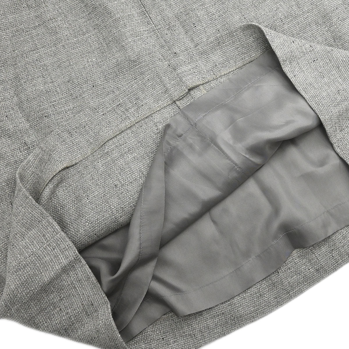 Celine Setup Suit Jacket Skirt Gray #44 - Image 8