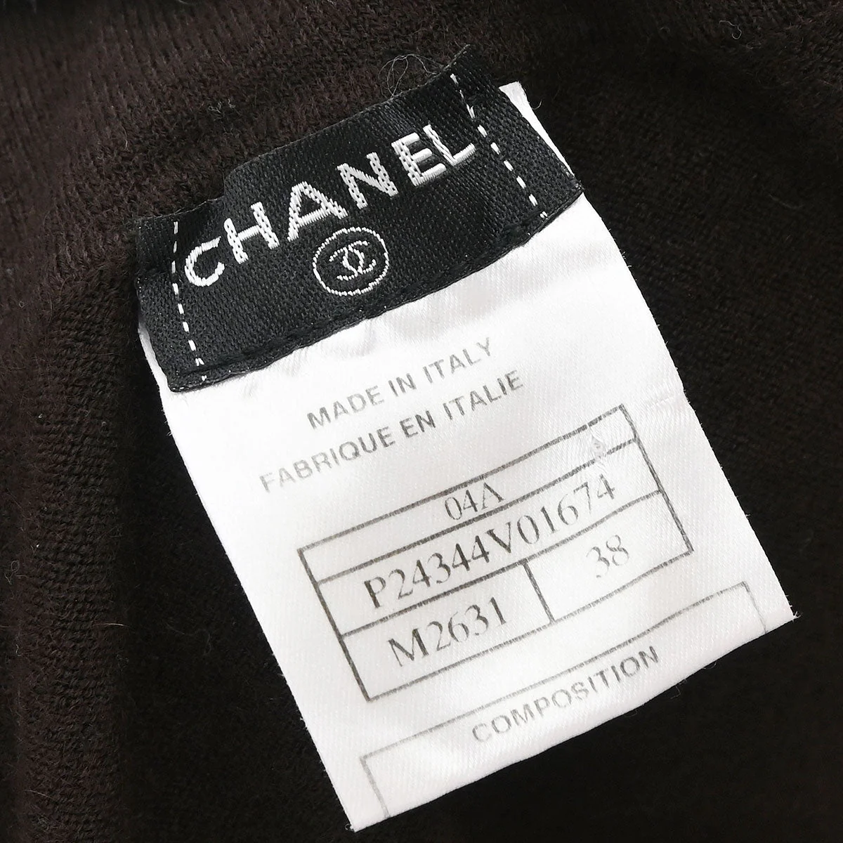 Chanel 2004 Sweater Top Brown #38 - Image 10