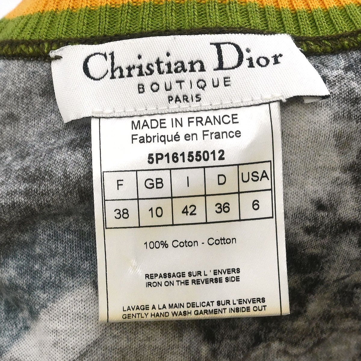 Christian Dior 2005 Sleeveless Tank Top Khaki #38 - Image 10