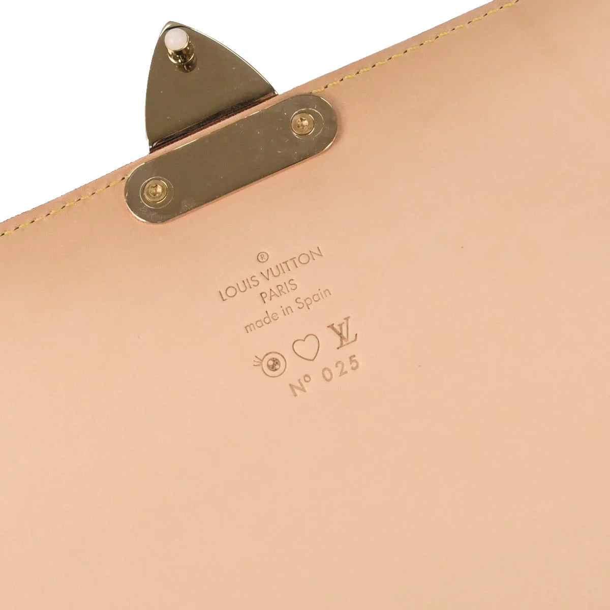 Louis Vuitton 2003 White Eye Love Monogram Sac Gigantic Handbag M92057 - Image 9
