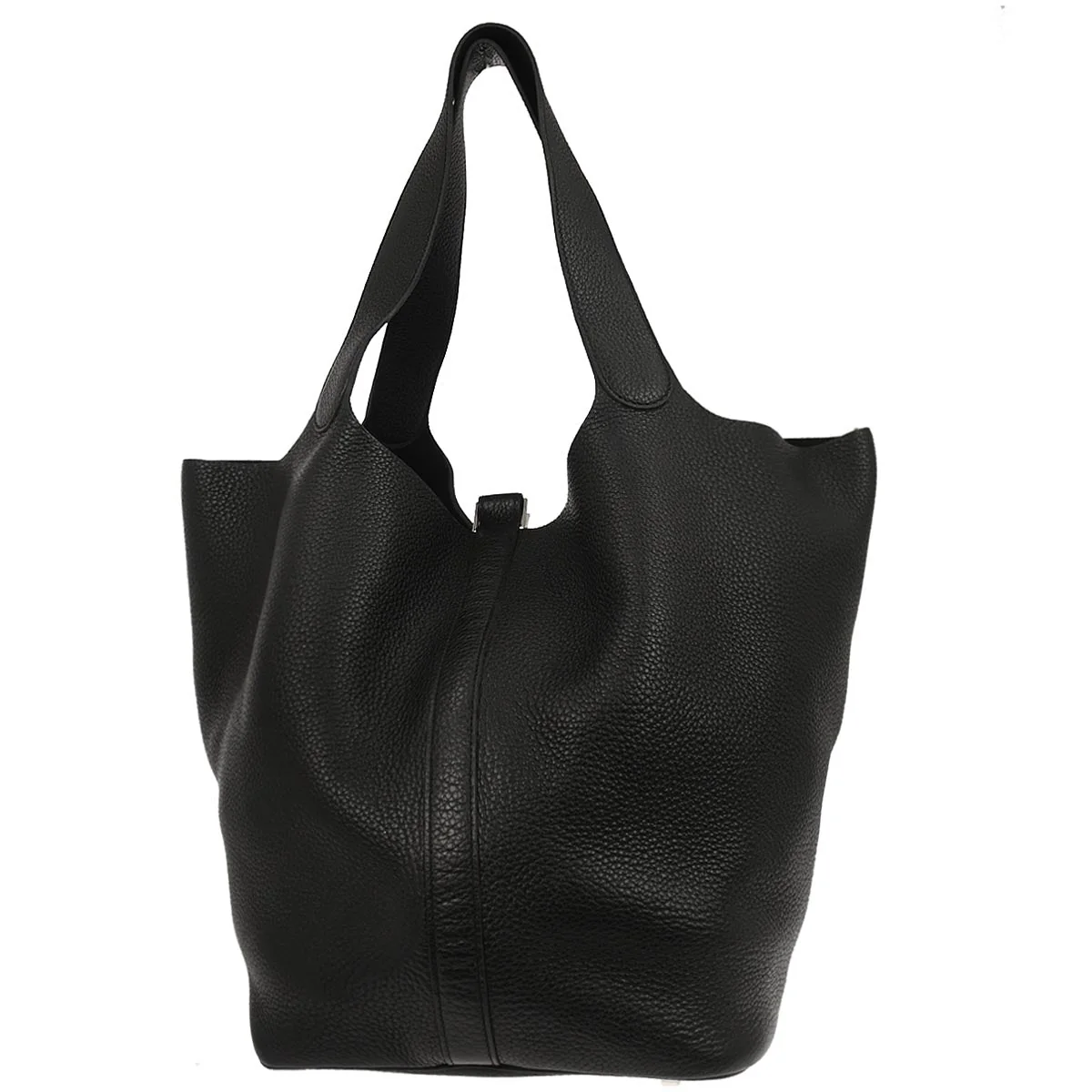 Hermes Black Taurillon Clemence Picotin Lock TGM Handbag - Image 2