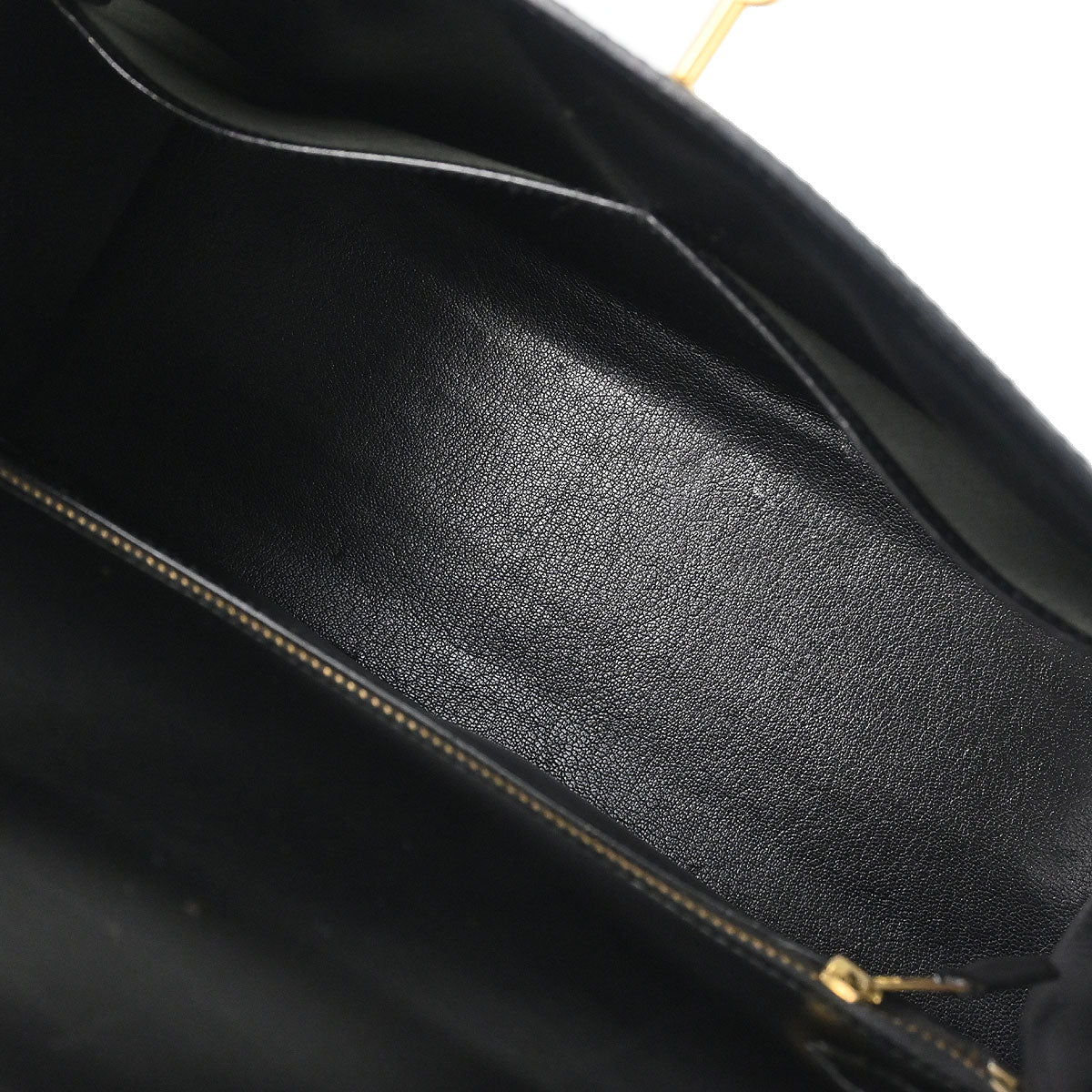 Hermes Black Box Calf Kelly 32 Sellier 2way Shoulder Handbag - Image 11